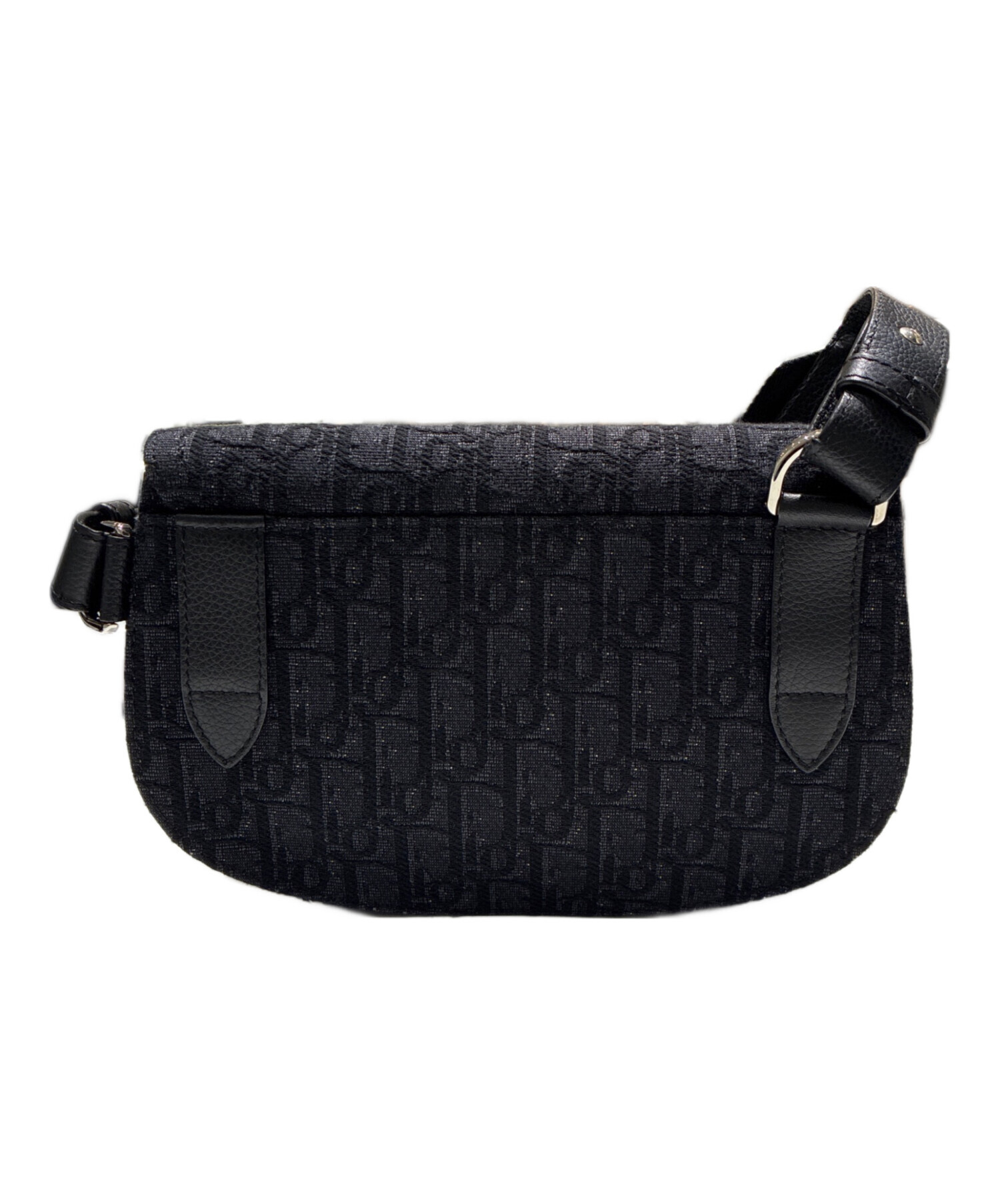 DIOR ショルダーバッグ サドル メッセンジャー ブラック Aランク 未使用品 中古・古着通販】Dior (ディオール) サドル メッセンジャーバッグ