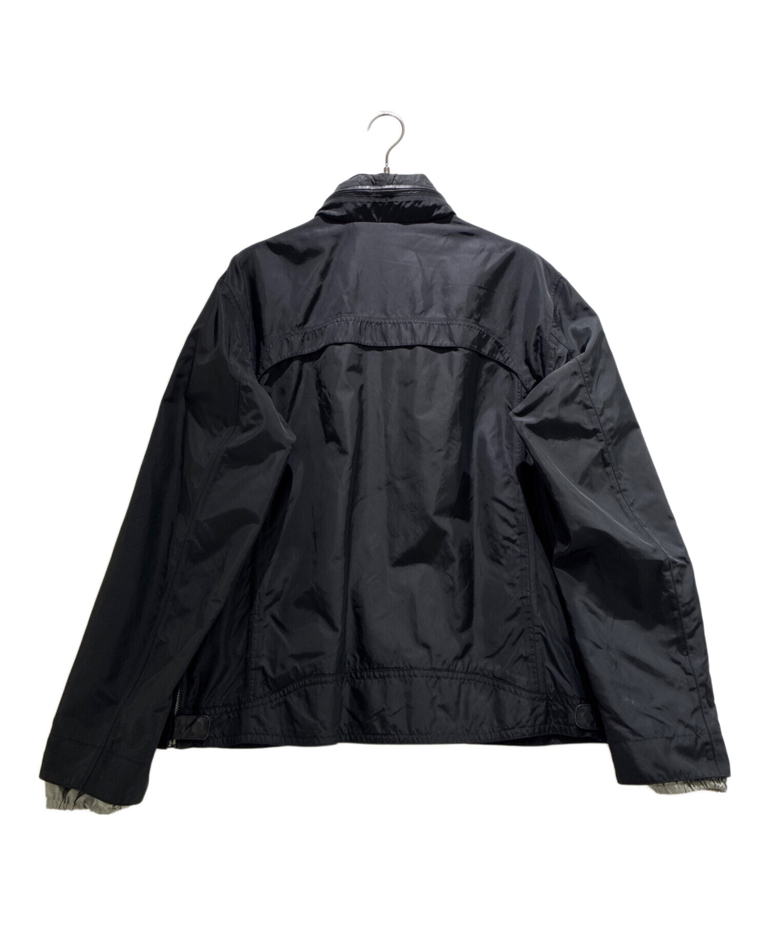 中古・古着通販】zegna sport (ゼニアスポーツ) レザー切替ナイロン