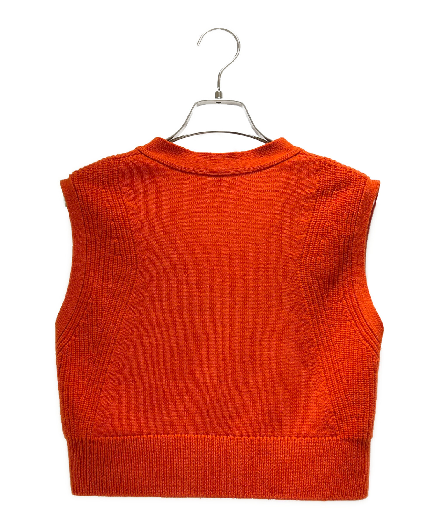 中古・古着通販】HERMES (エルメス) Cashmere Cropped Vest/カシミヤ