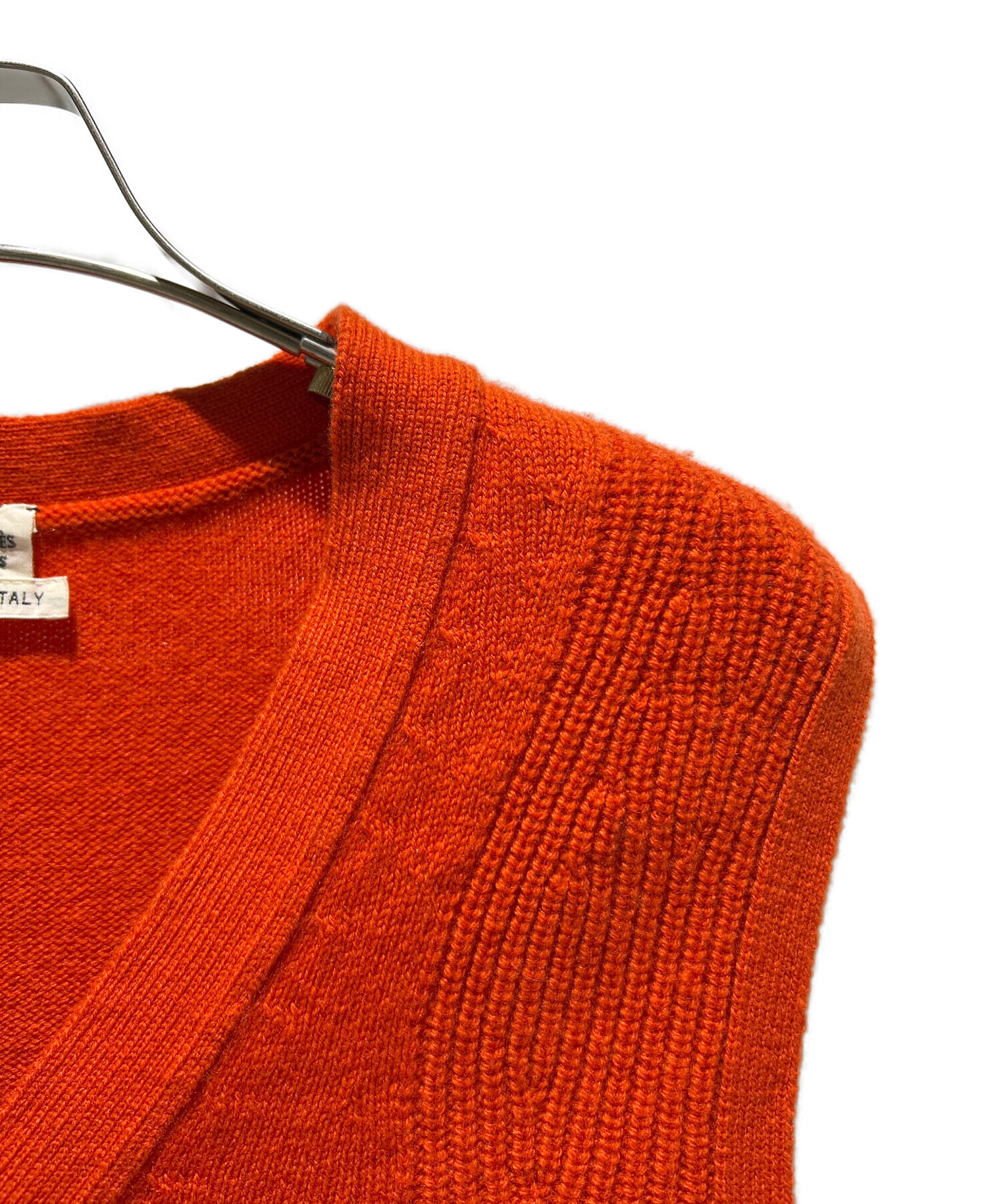 中古・古着通販】HERMES (エルメス) Cashmere Cropped Vest/カシミヤ