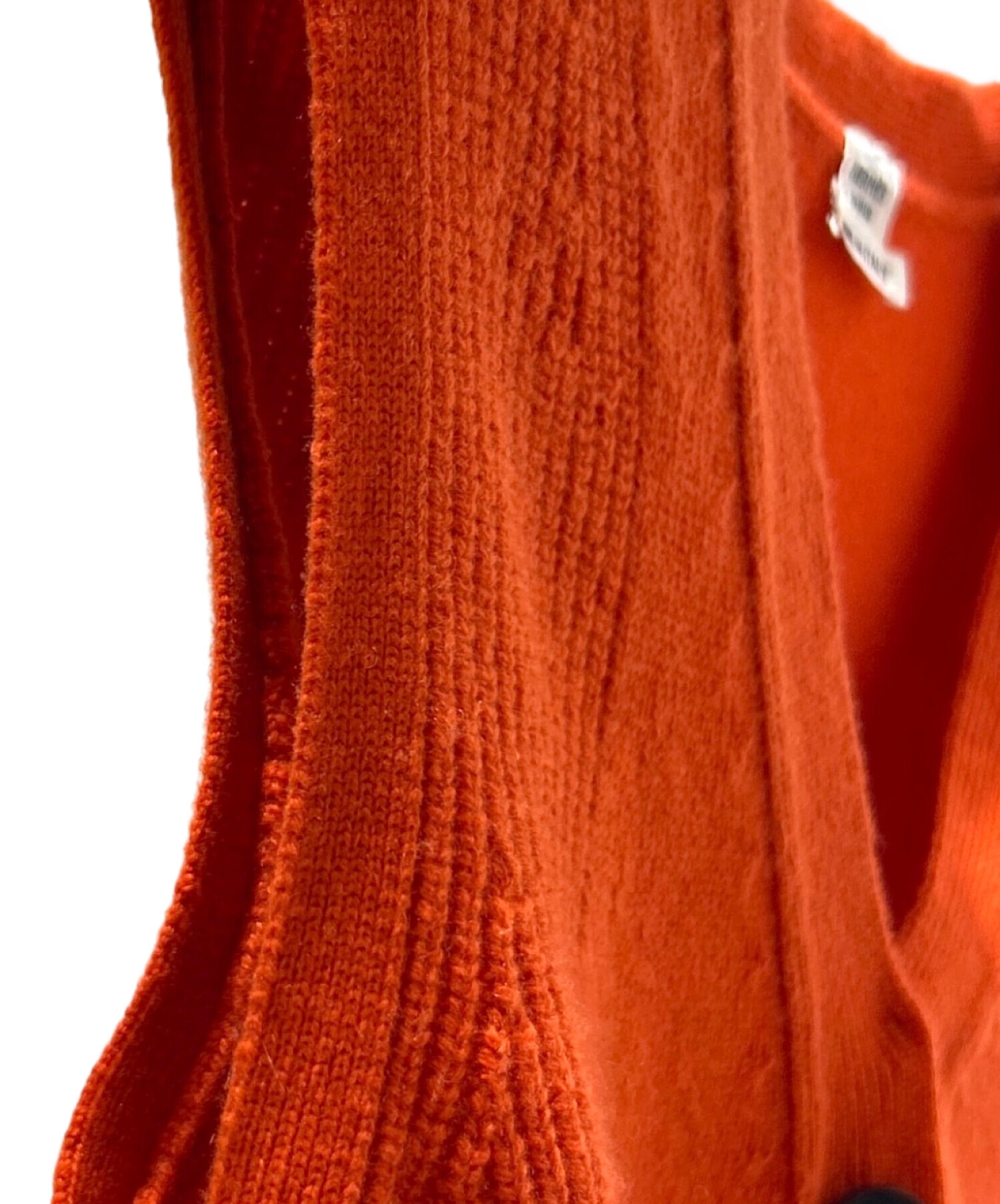 中古・古着通販】HERMES (エルメス) Cashmere Cropped Vest/カシミヤ