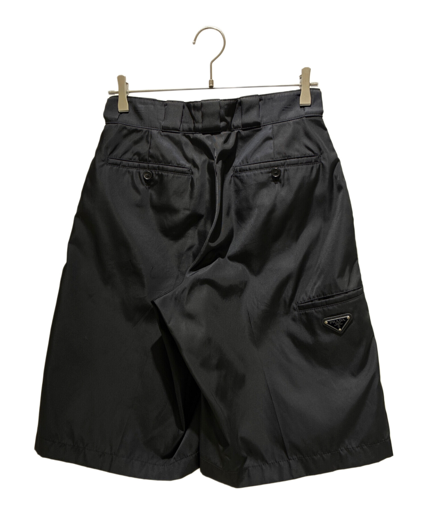 本日発送‼️PRADA ブラック ショートパンツ 中古・古着通販】PRADA (プラダ) バミューダショートパンツ ブラック
