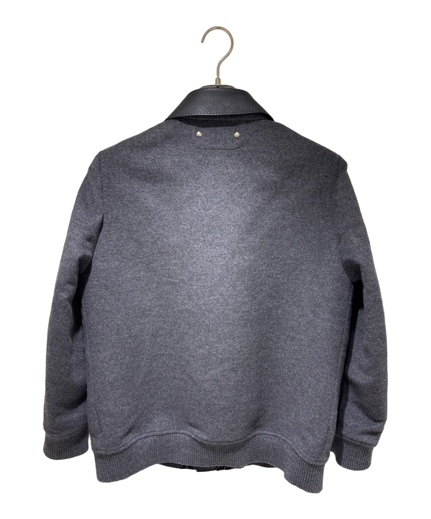中古・古着通販】Berluti (ベルルッティ) レザーカラー ウールカシミヤ