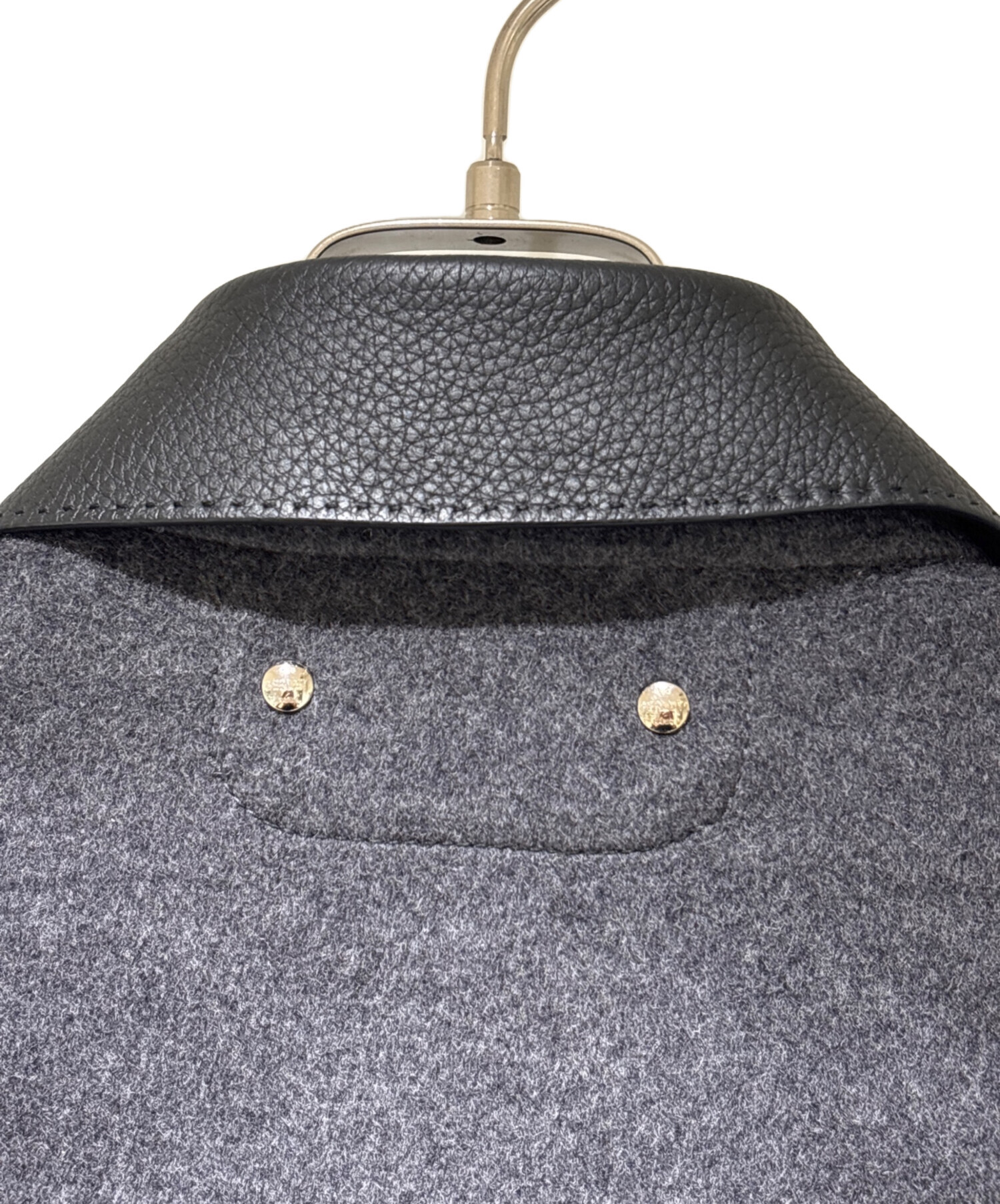 中古・古着通販】Berluti (ベルルッティ) レザーカラー ウールカシミヤ