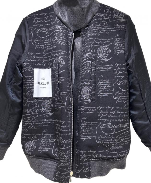 中古・古着通販】Berluti (ベルルッティ) レザーカラー ウールカシミヤ