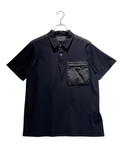 中古・古着通販】PRADA (プラダ) Re-Nylon xジャージー ポロシャツ