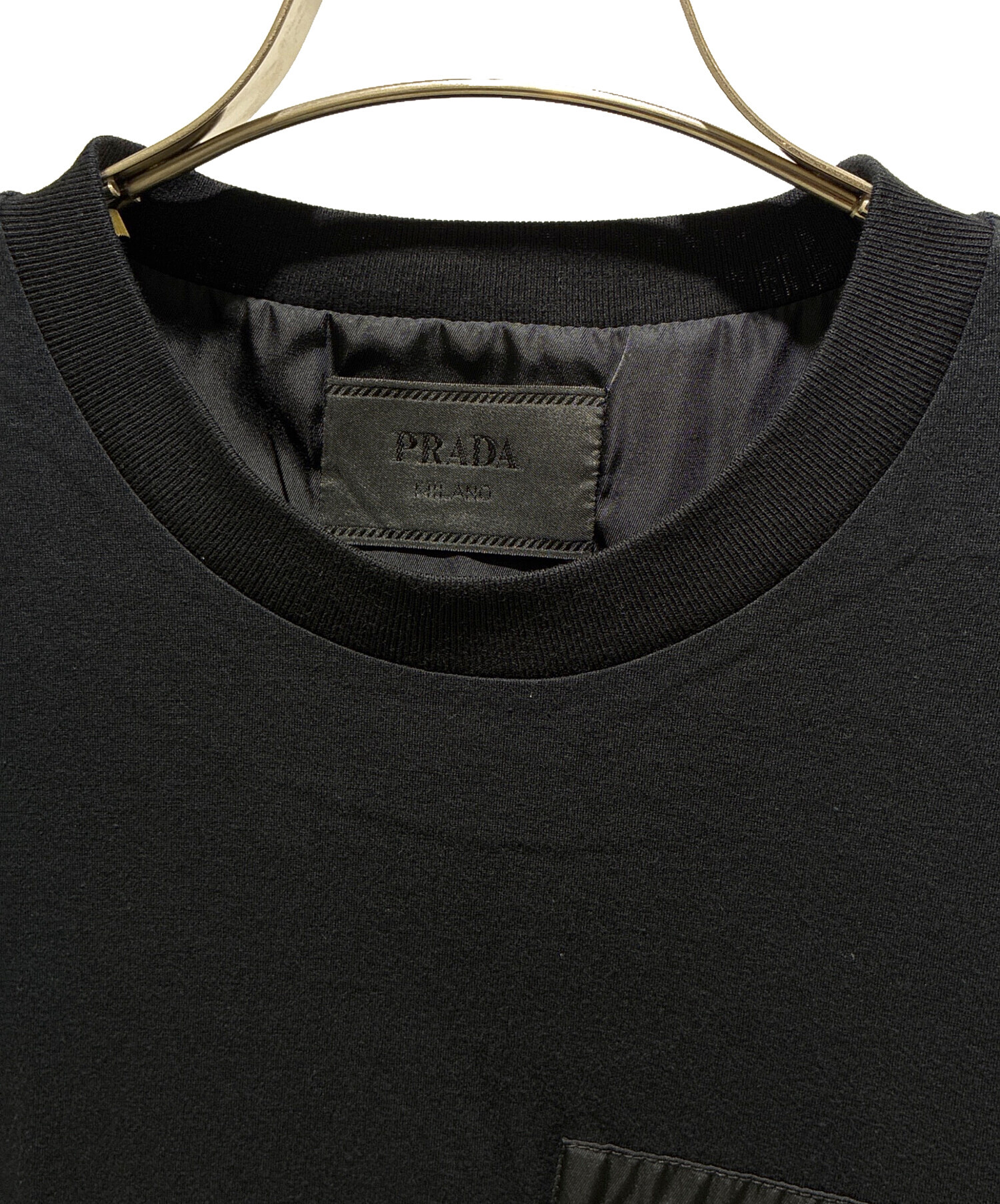 中古・古着通販】PRADA (プラダ) Re-Nylon ジャージー Tシャツ