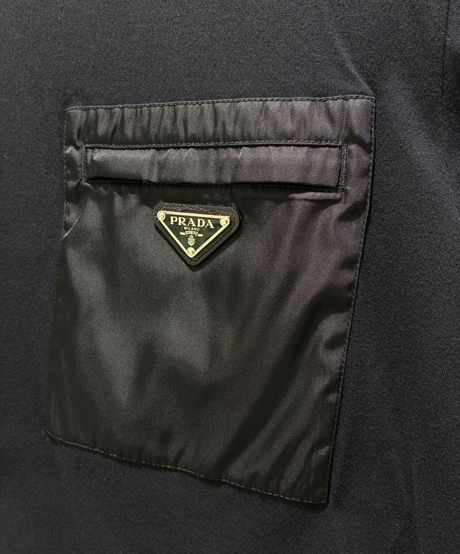中古・古着通販】PRADA (プラダ) Re-Nylon ジャージー Tシャツ