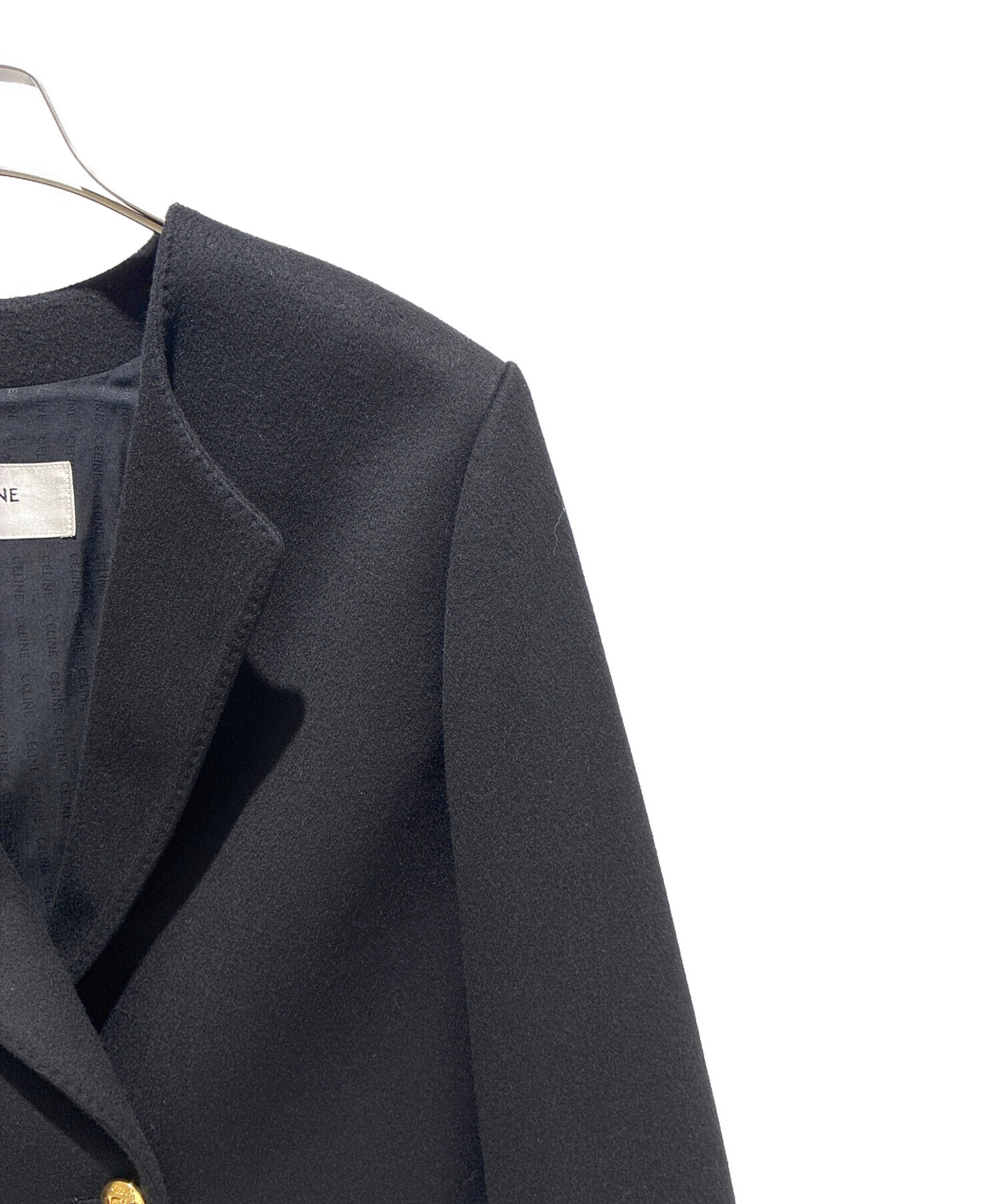中古・古着通販】CELINE (セリーヌ) Wool Triomphe Button Loose