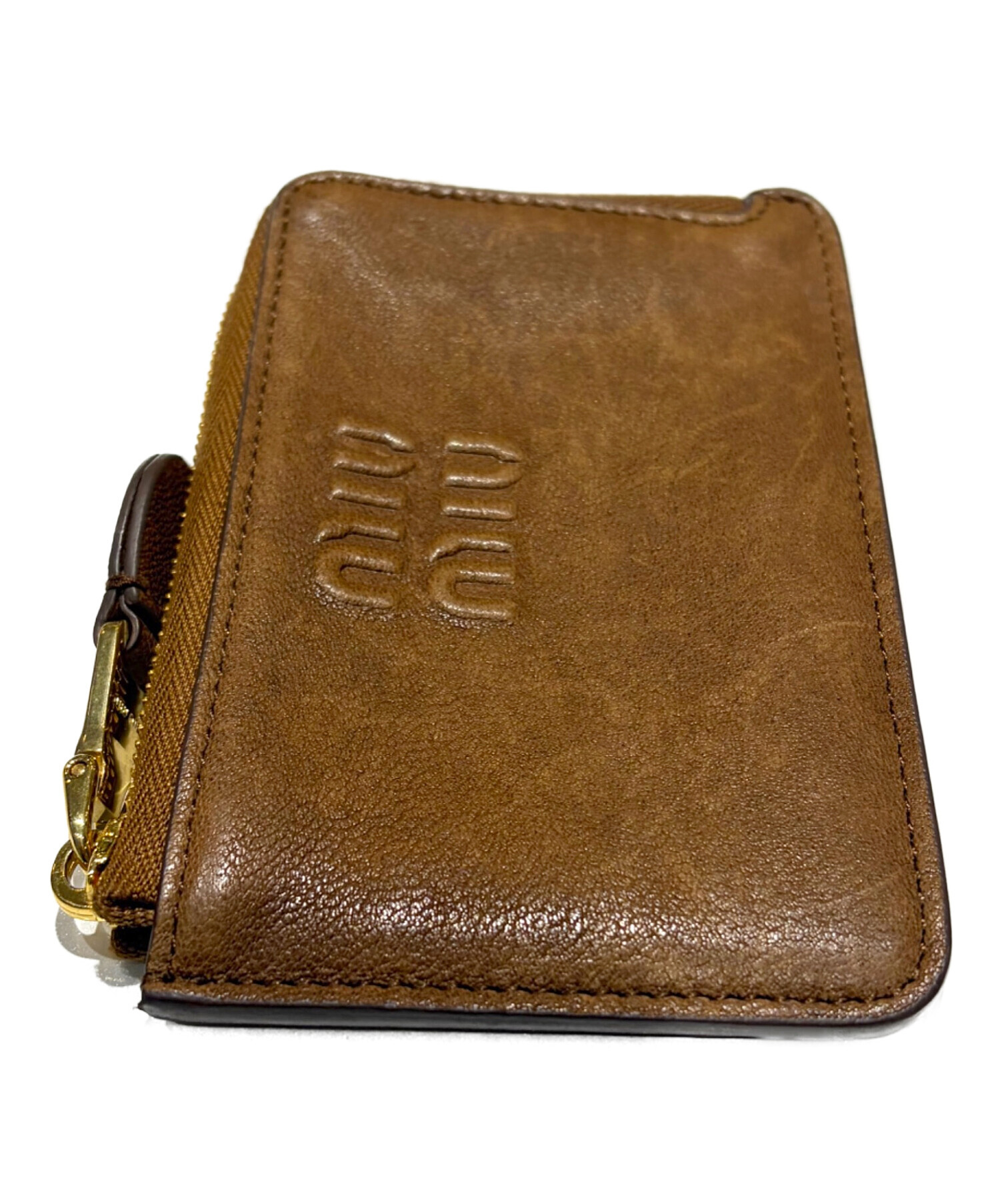 中古・古着通販】MIU MIU (ミュウミュウ) Nappa Leather Envelope Card