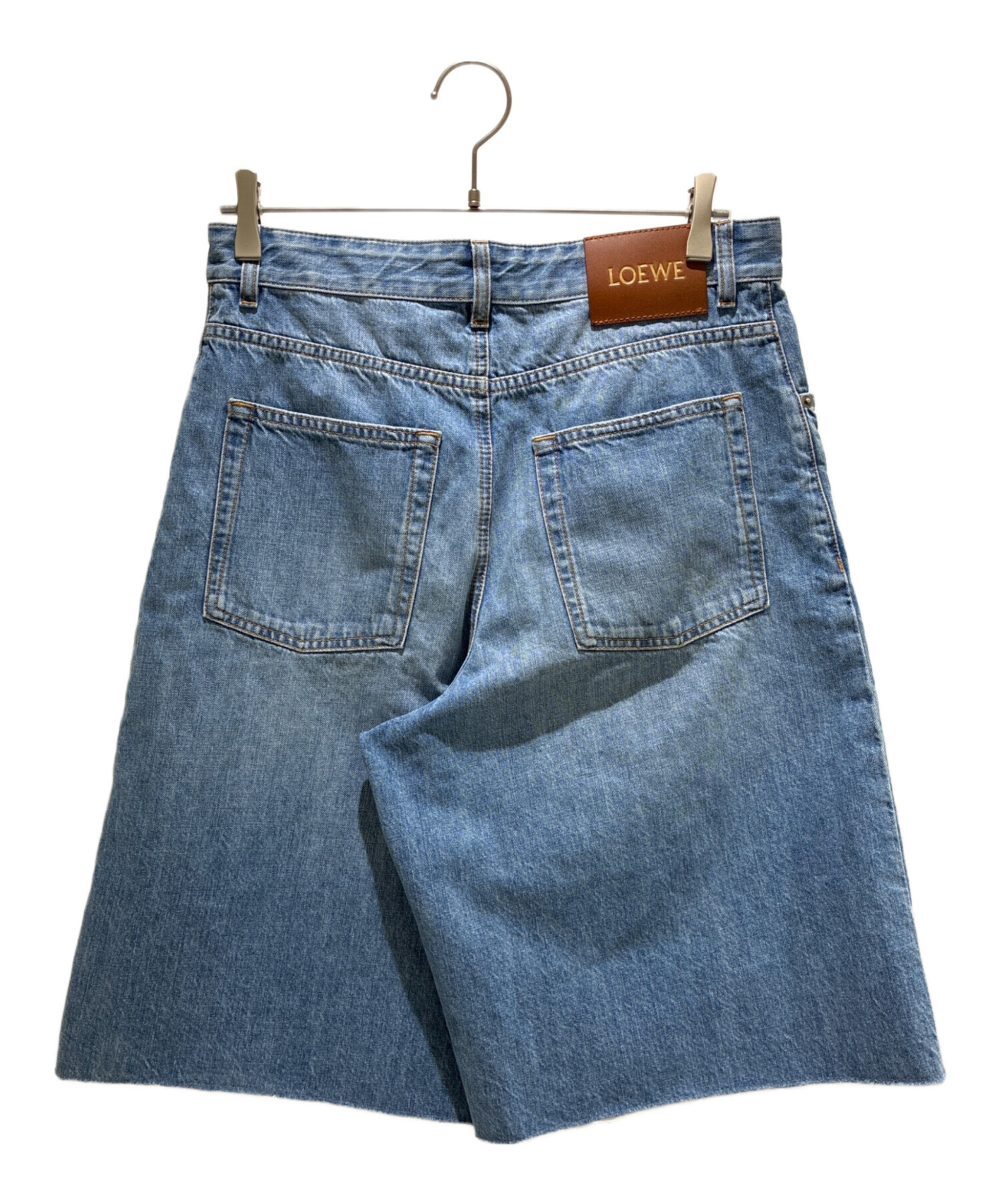LOEWE デニムハーフパンツ　国内正規　ロエベ 中古・古着通販】LOEWE (ロエベ) ロゴデニムハーフパンツ/H526Y1GW07