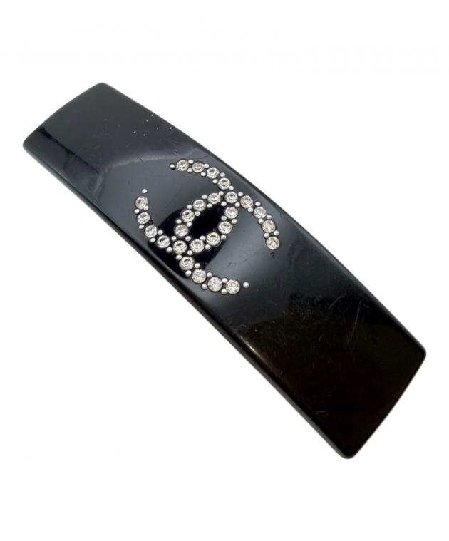 CHANEL バレッタ ココマーク ラインストーン カラーストーン C21 P 中古・古着通販】CHANEL (シャネル) Coco Mark Rhinestone Barrette