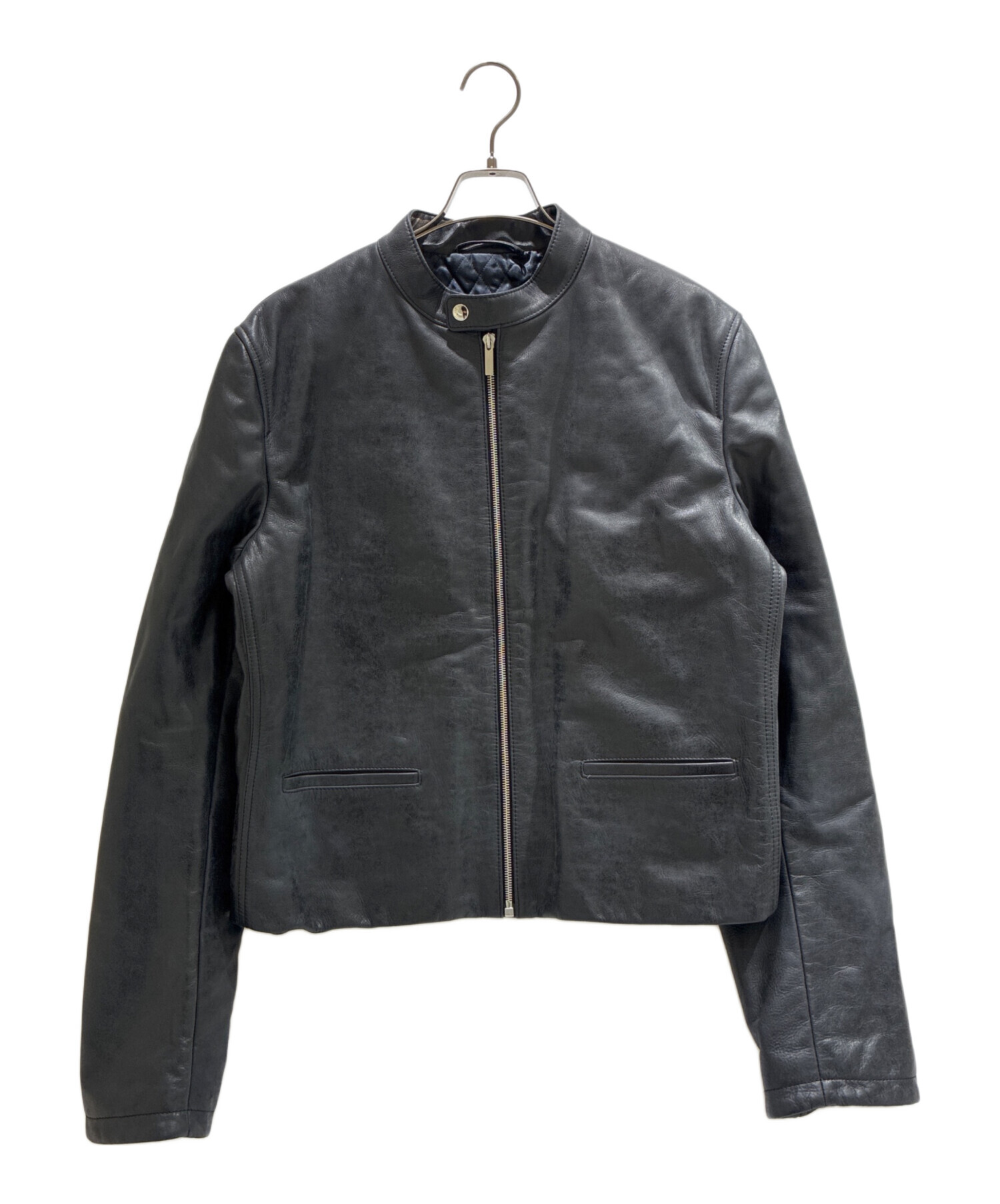 中古・古着通販】Ferragamo (フェラガモ) カーフレザージャケット