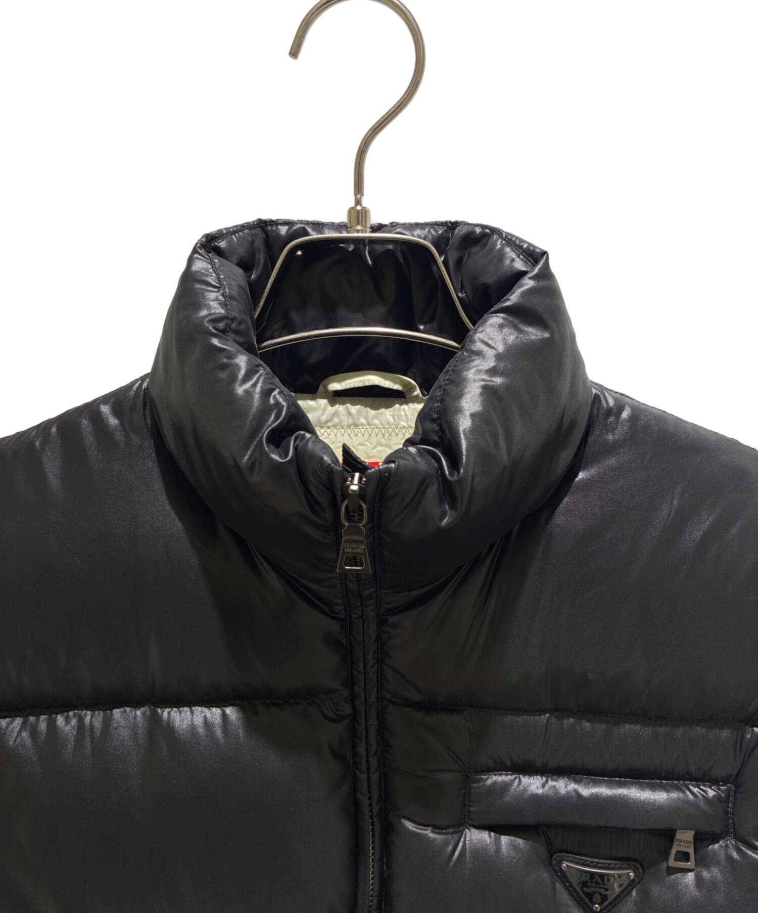 中古・古着通販】PRADA (プラダ) Triangle Logo Plate Down Vest