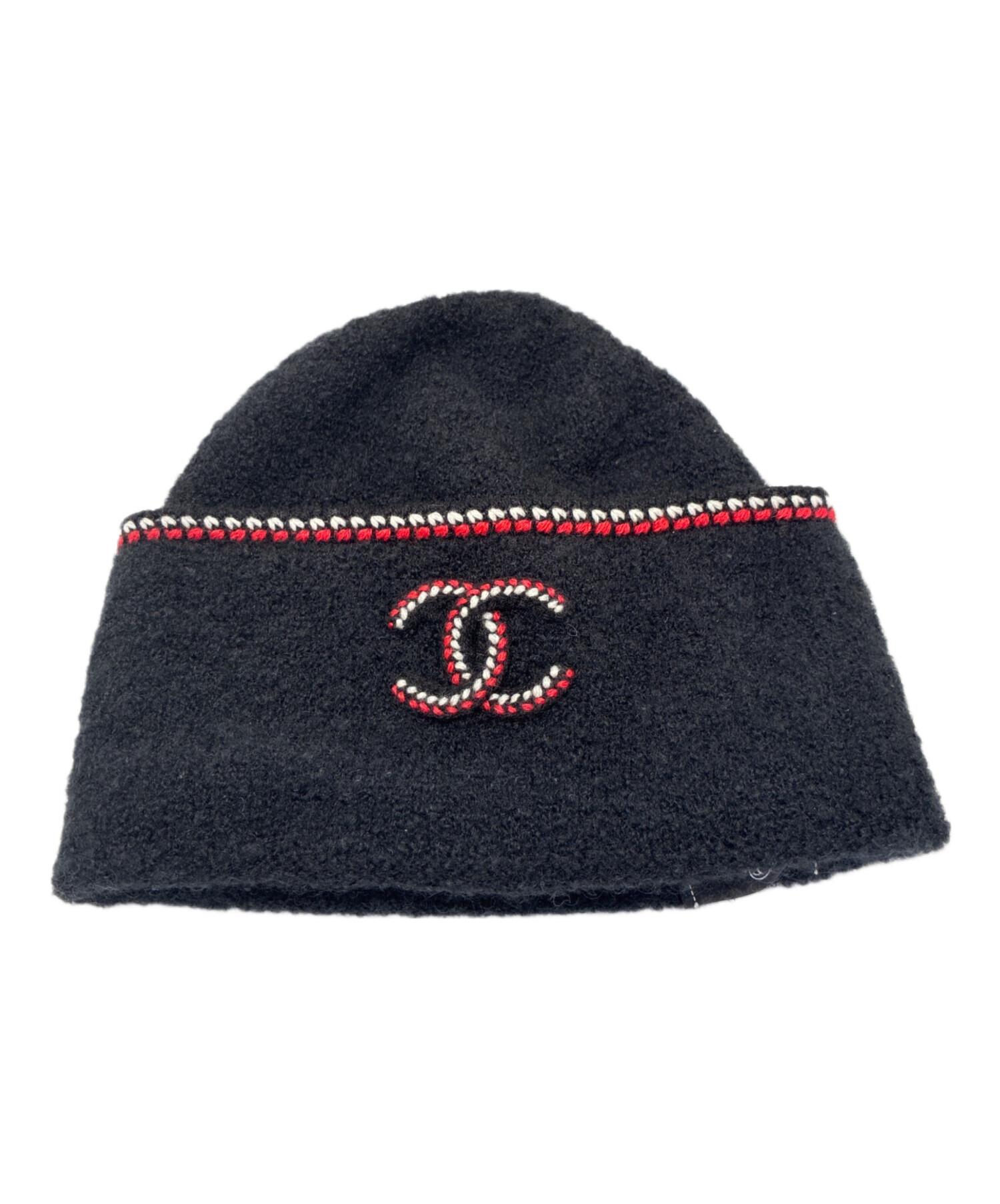 中古・古着通販】CHANEL (シャネル) ココマーク カシミヤ混ニット帽