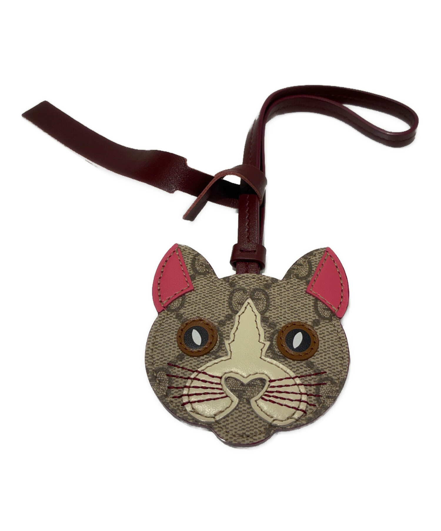 中古・古着通販】GUCCI (グッチ) キャットシェイプチャームGG