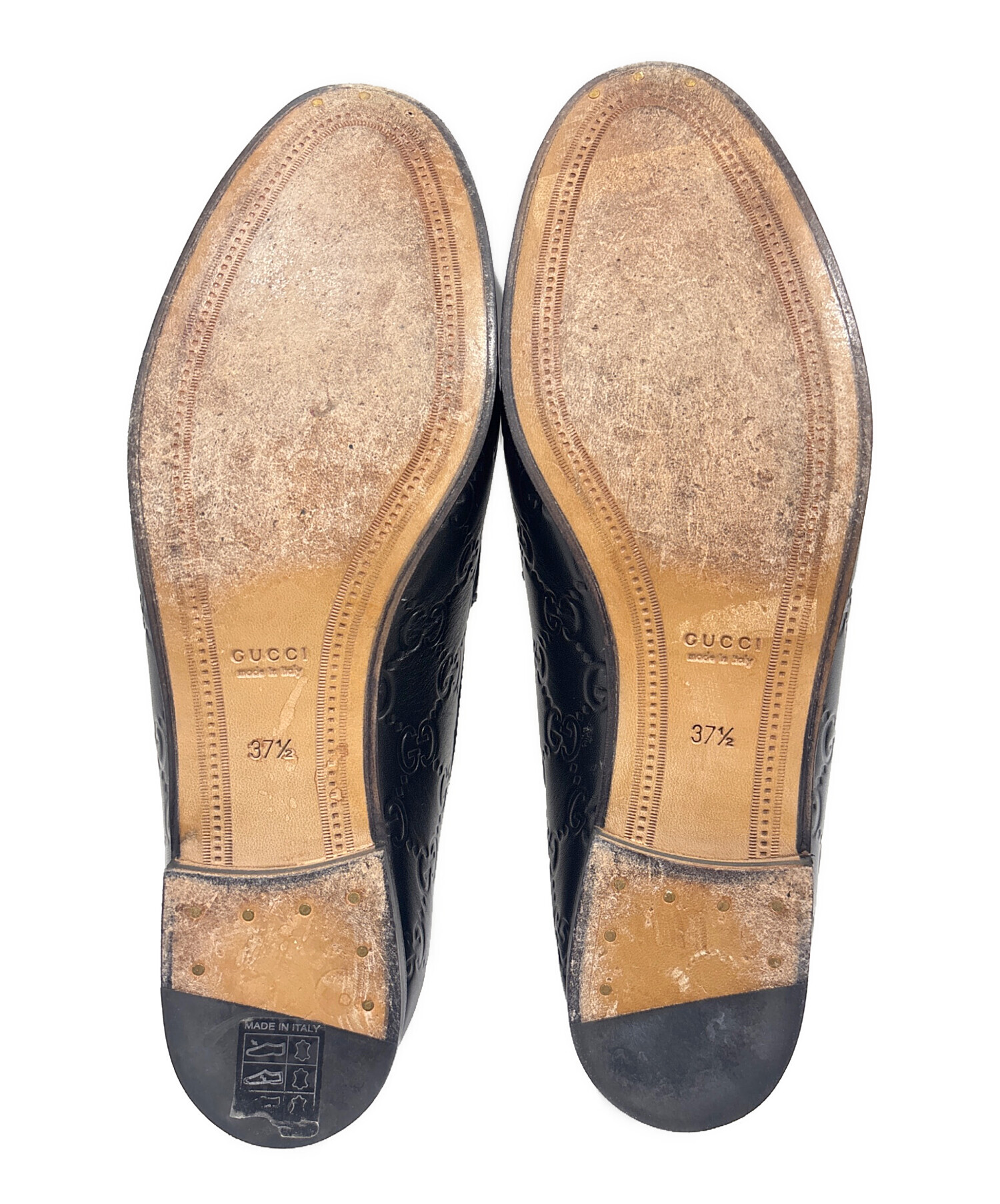 中古・古着通販】GUCCI (グッチ) ヨルダーンホースビットローファー