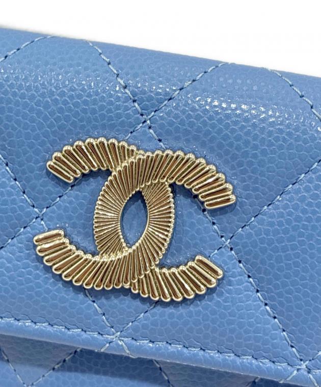 中古・古着通販】CHANEL (シャネル) ココマークコンパクトウォレット