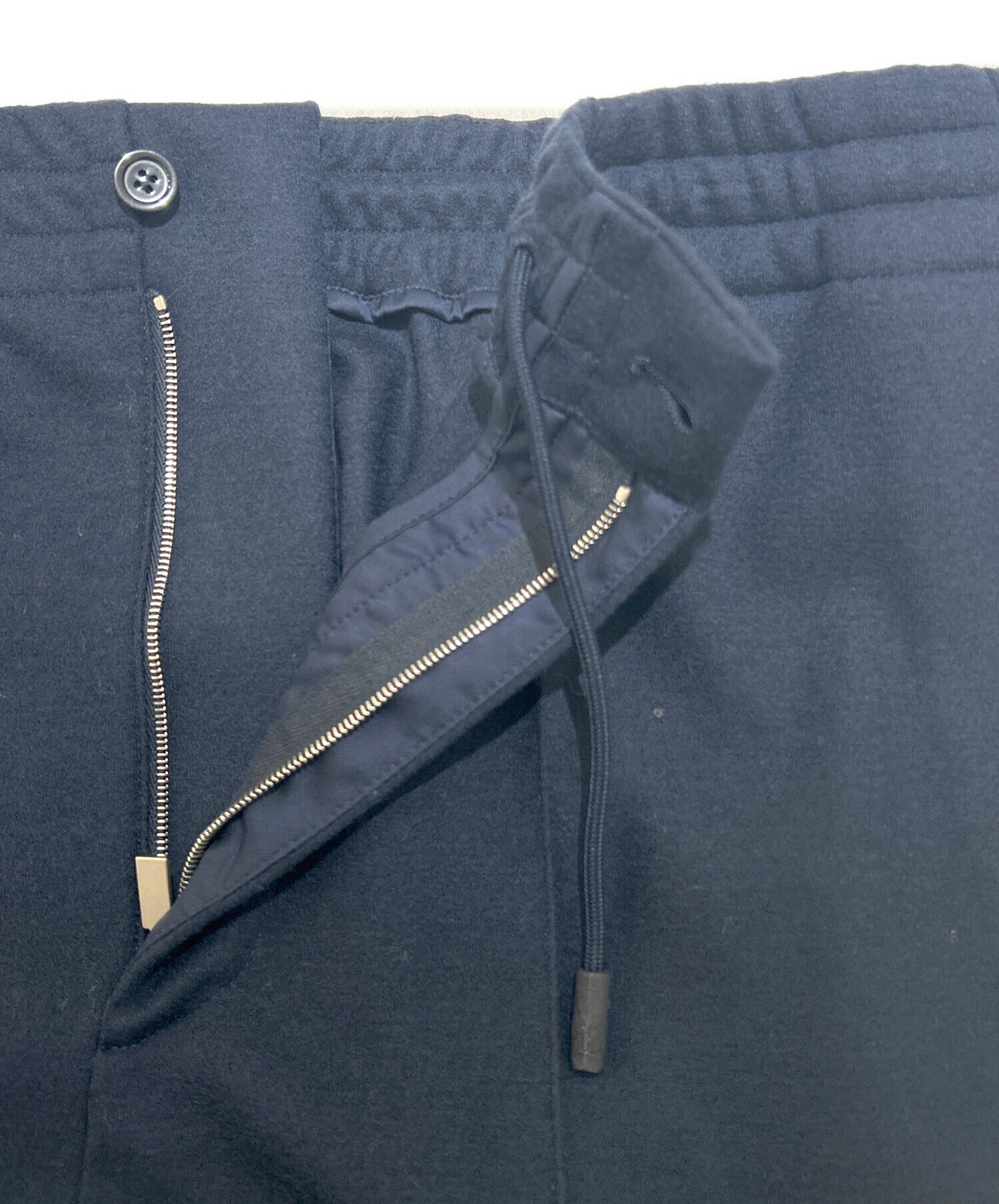 【最高級】Berluti ベルルッティ パンツ トラウザー コットン ネイビー 中古・古着通販】Berluti (ベルルッティ) ウールスラックス ネイビー