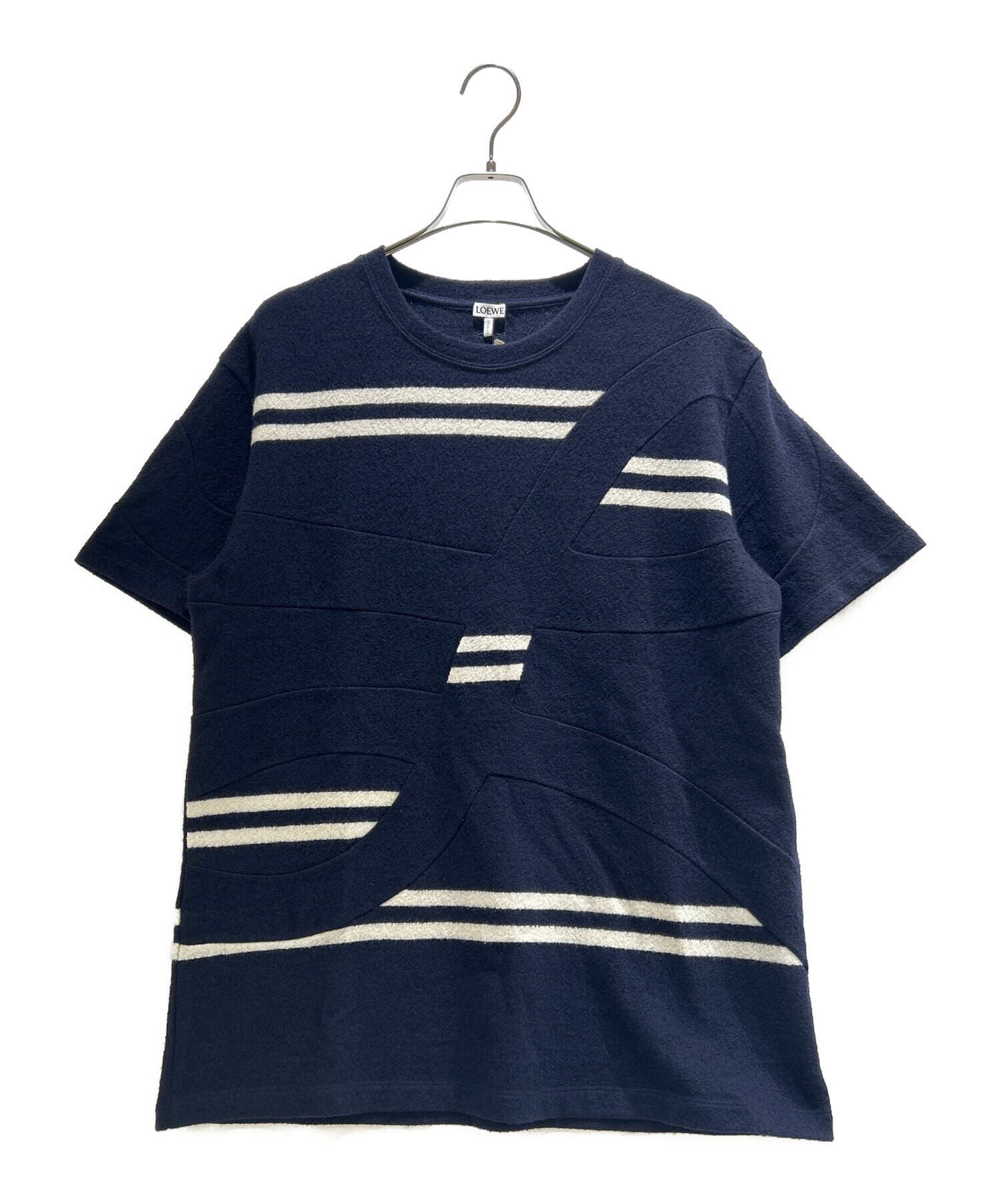 中古・古着通販】LOEWE (ロエベ) オーバーサイズ ストライプ ウールT 