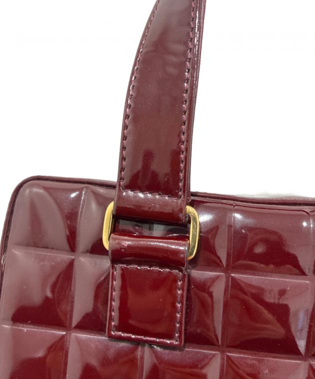 中古・古着通販】CHANEL (シャネル) チョコバーココマーク エナメル