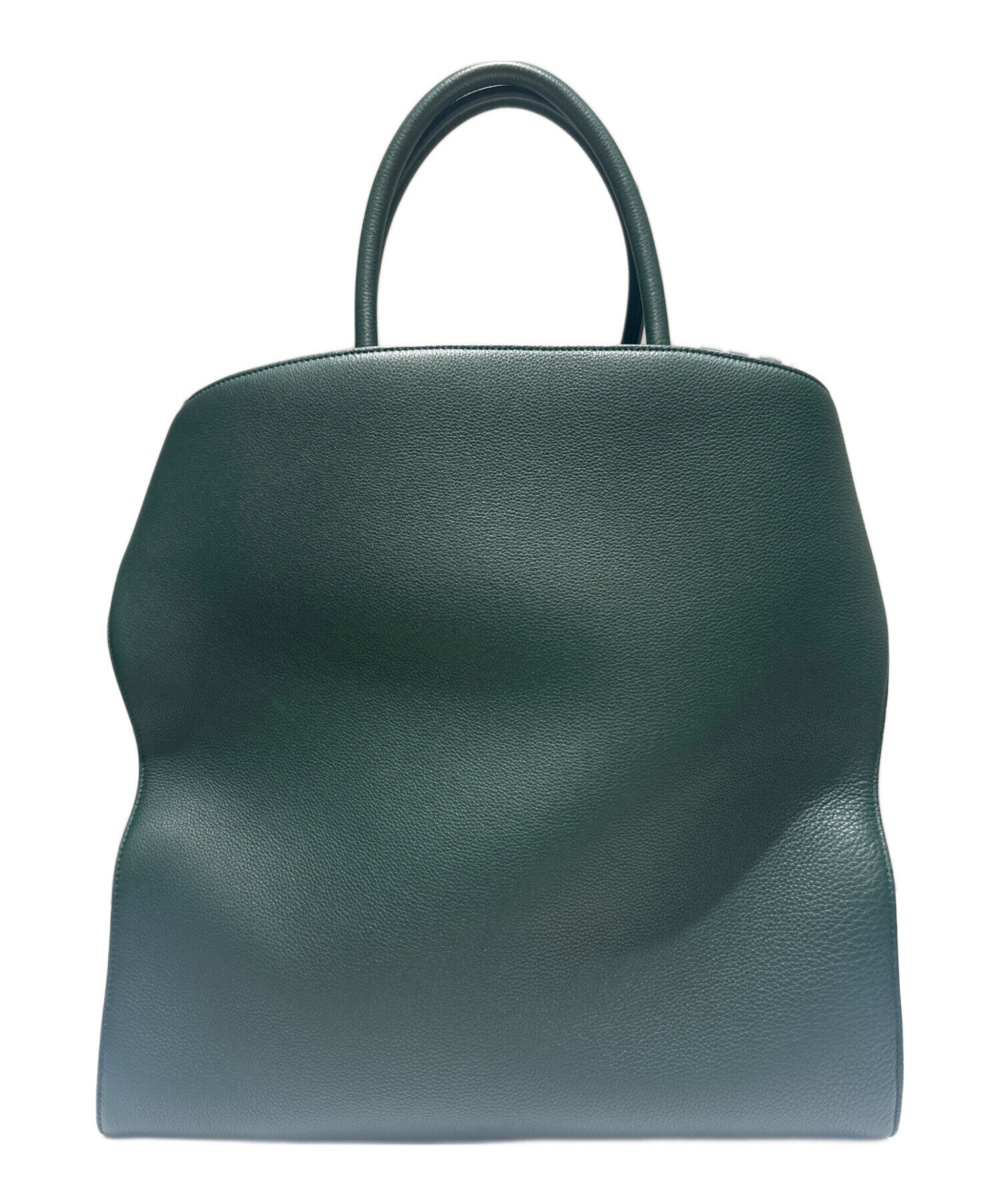 中古・古着通販】Ferragamo (フェラガモ) Hug トートバッグ グリーン