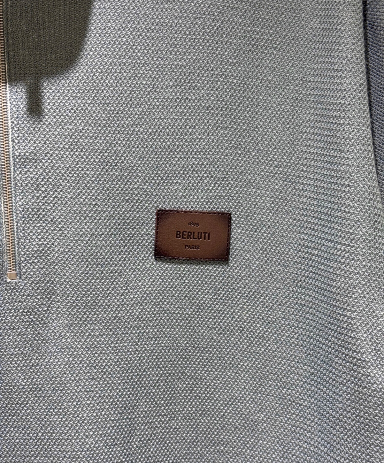 中古・古着通販】Berluti (ベルルッティ) ハーフジップデザインニット