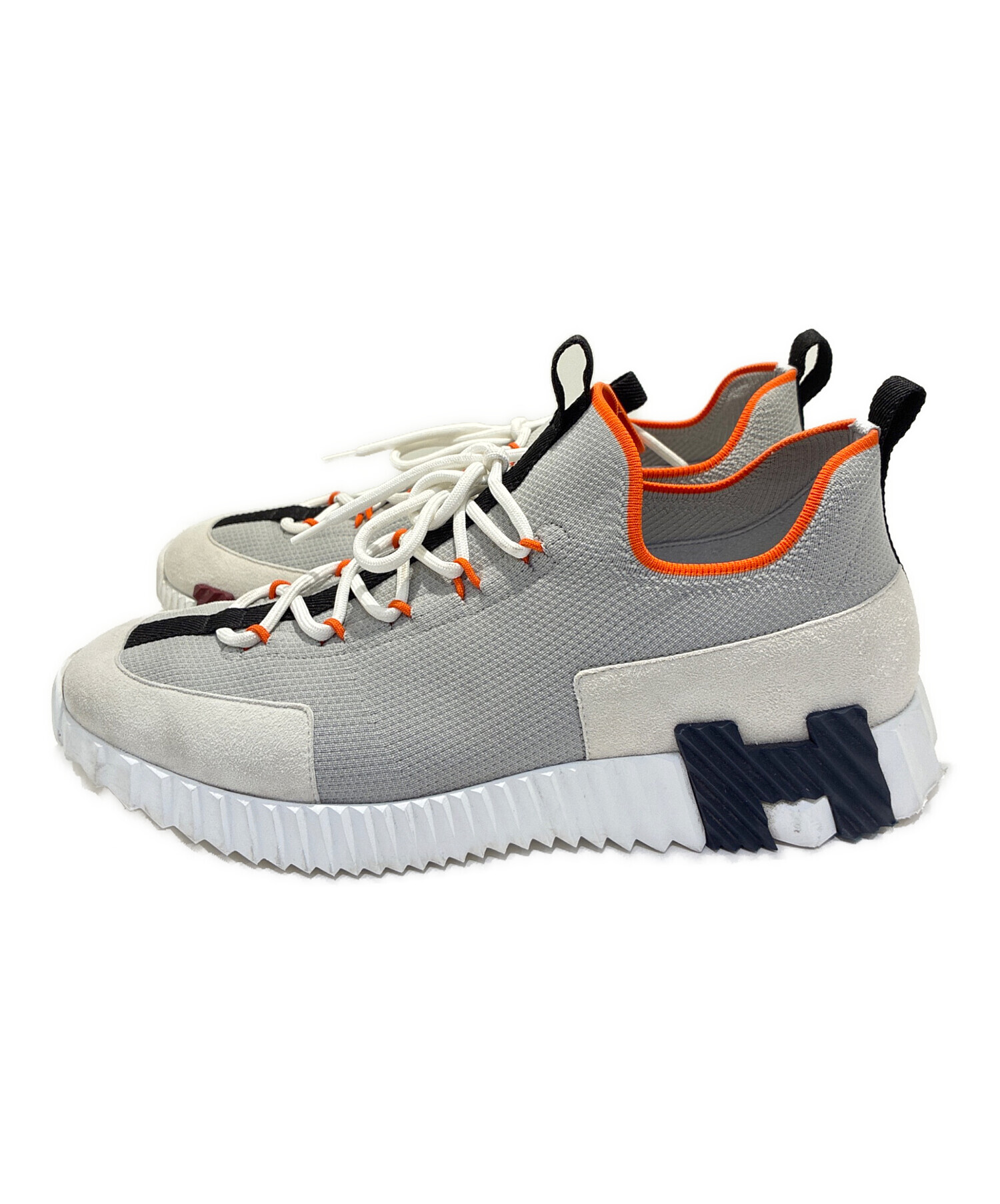 エルメス　スニーカー　リフト　レディース 中古・古着通販】HERMES (エルメス) リフトスリッポン ライトグレー