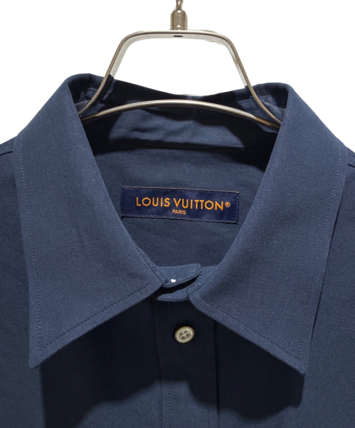 Louis Vuitton ✨️ネイビー 長袖Tシャツ 中古・古着通販】LOUIS VUITTON (ルイ ヴィトン) プリントシグネチャー