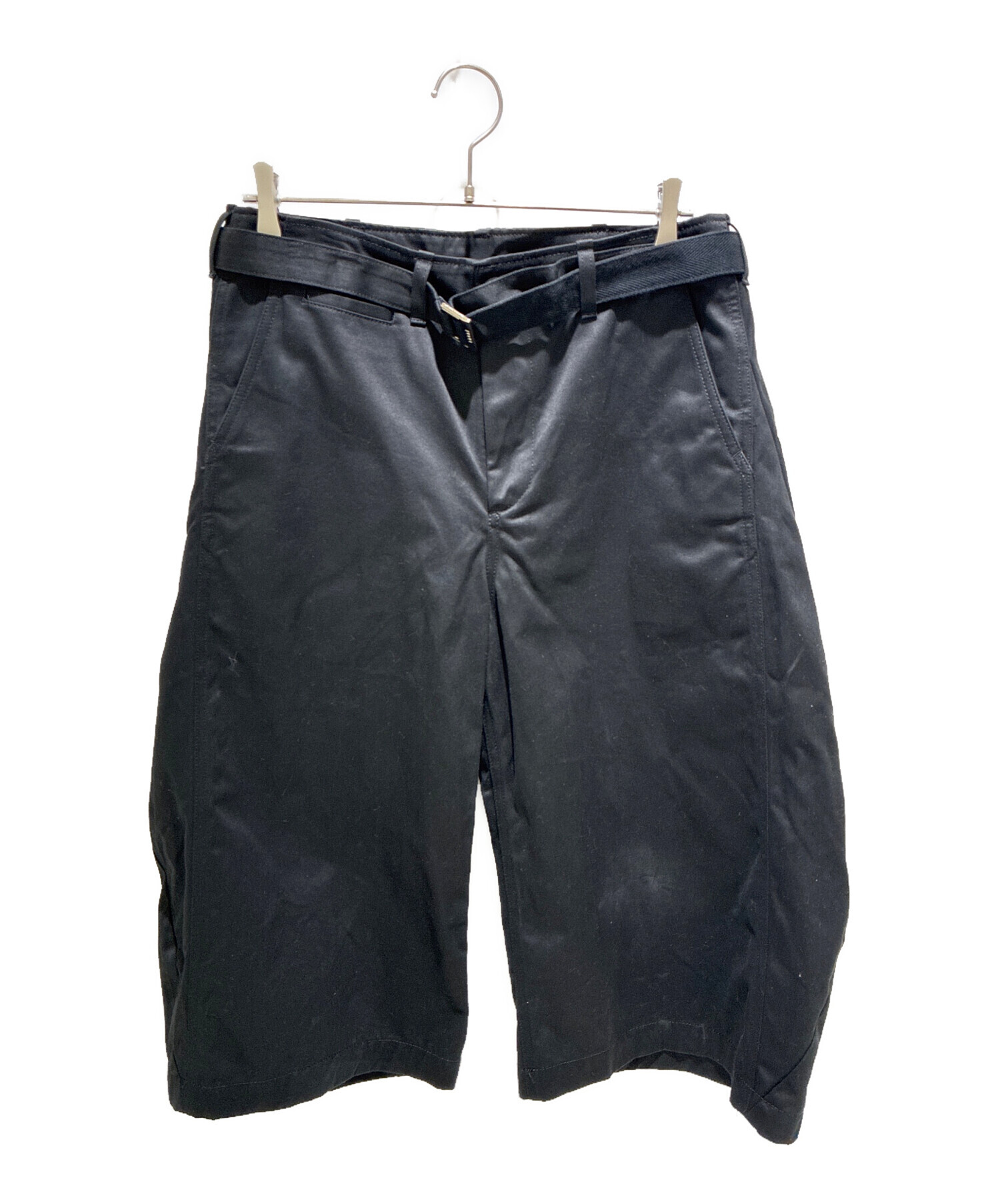 中古・古着通販】sacai (サカイ) COTTON CHINO PANTS ブラック サイズ