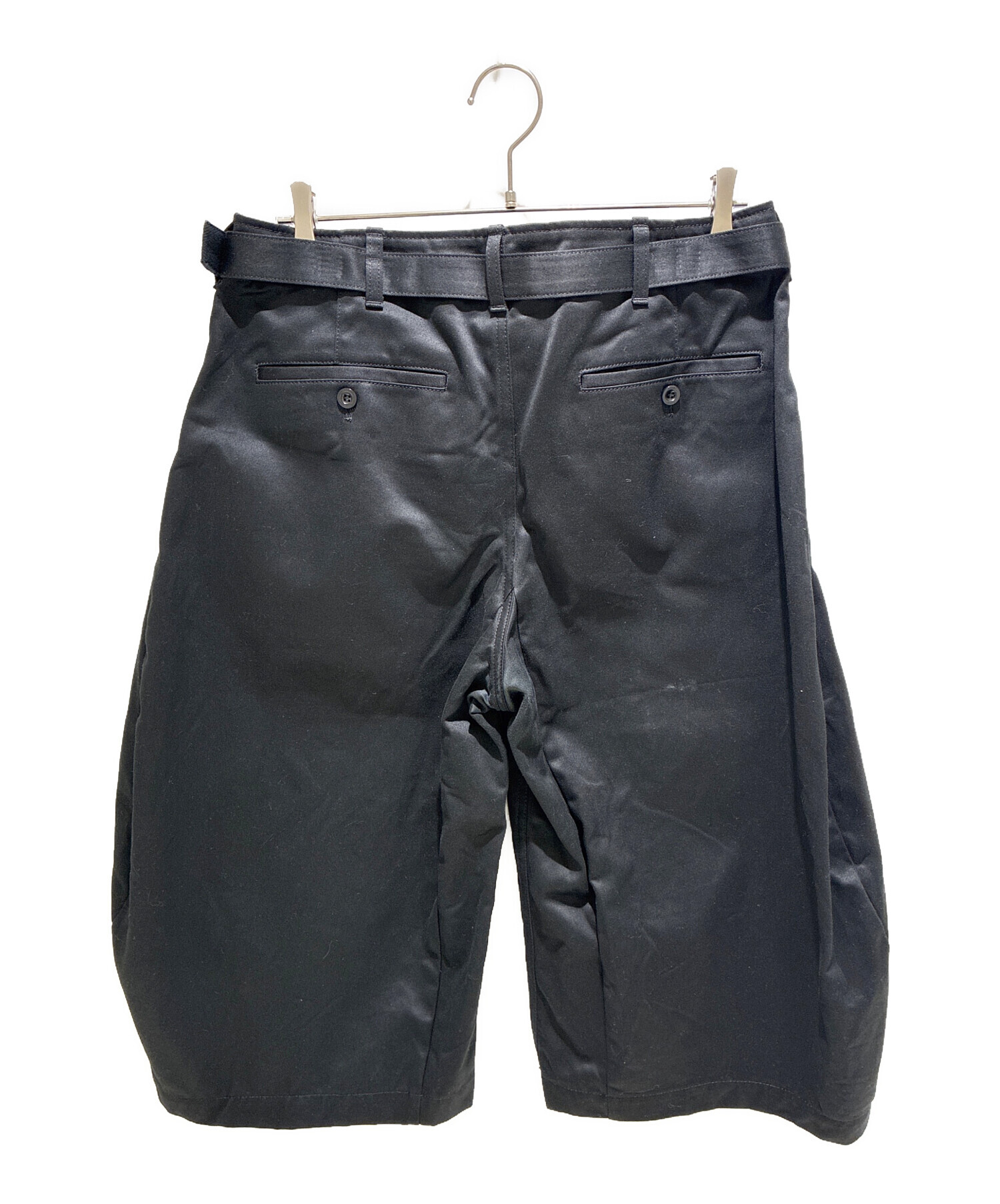 sacai サカイ コットンナイロン パンツ サイズ2 中古・古着通販】sacai (サカイ) COTTON CHINO PANTS ブラック サイズ