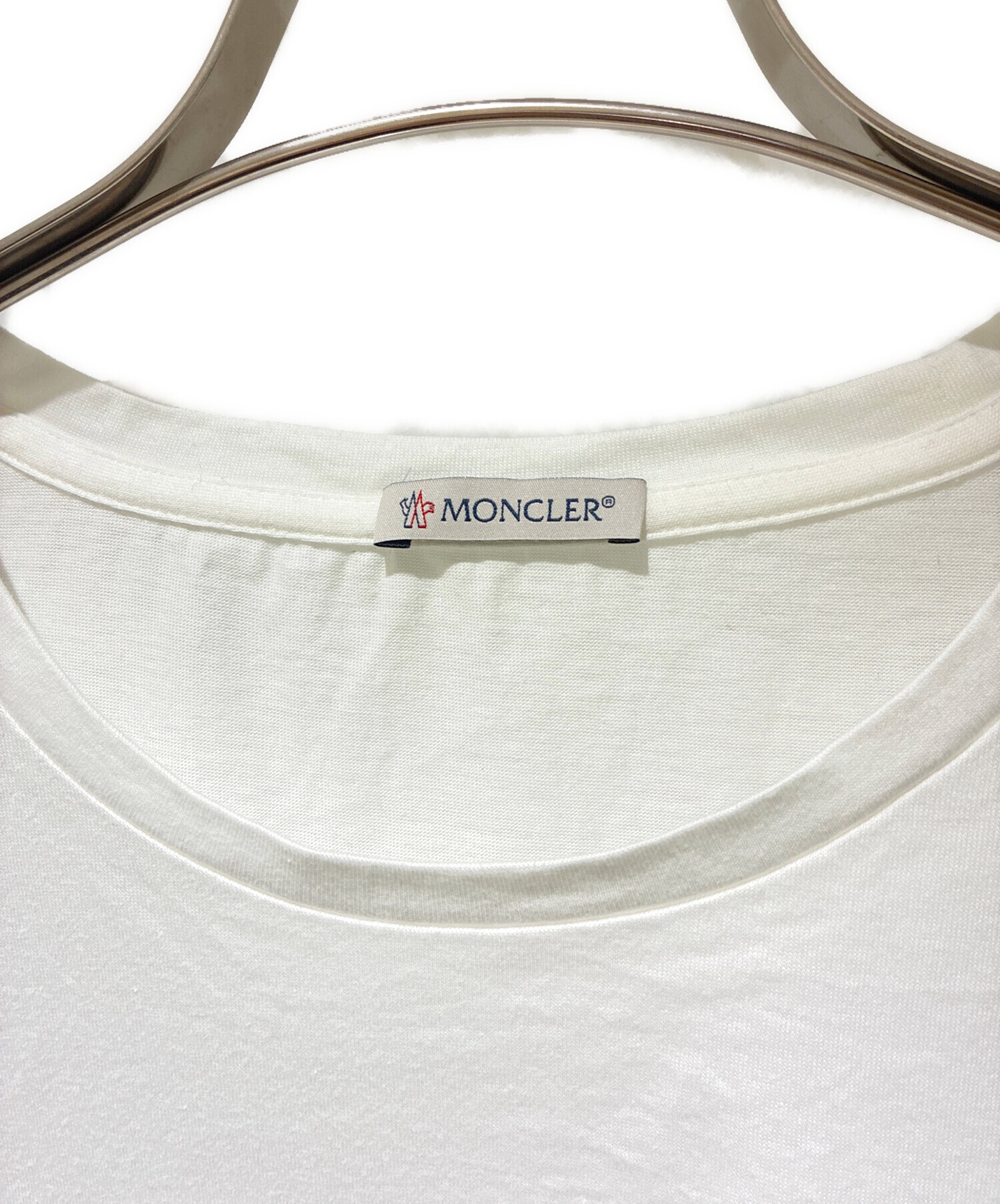 中古・古着通販】MONCLER (モンクレール) 半袖ロゴカットソー/クルー