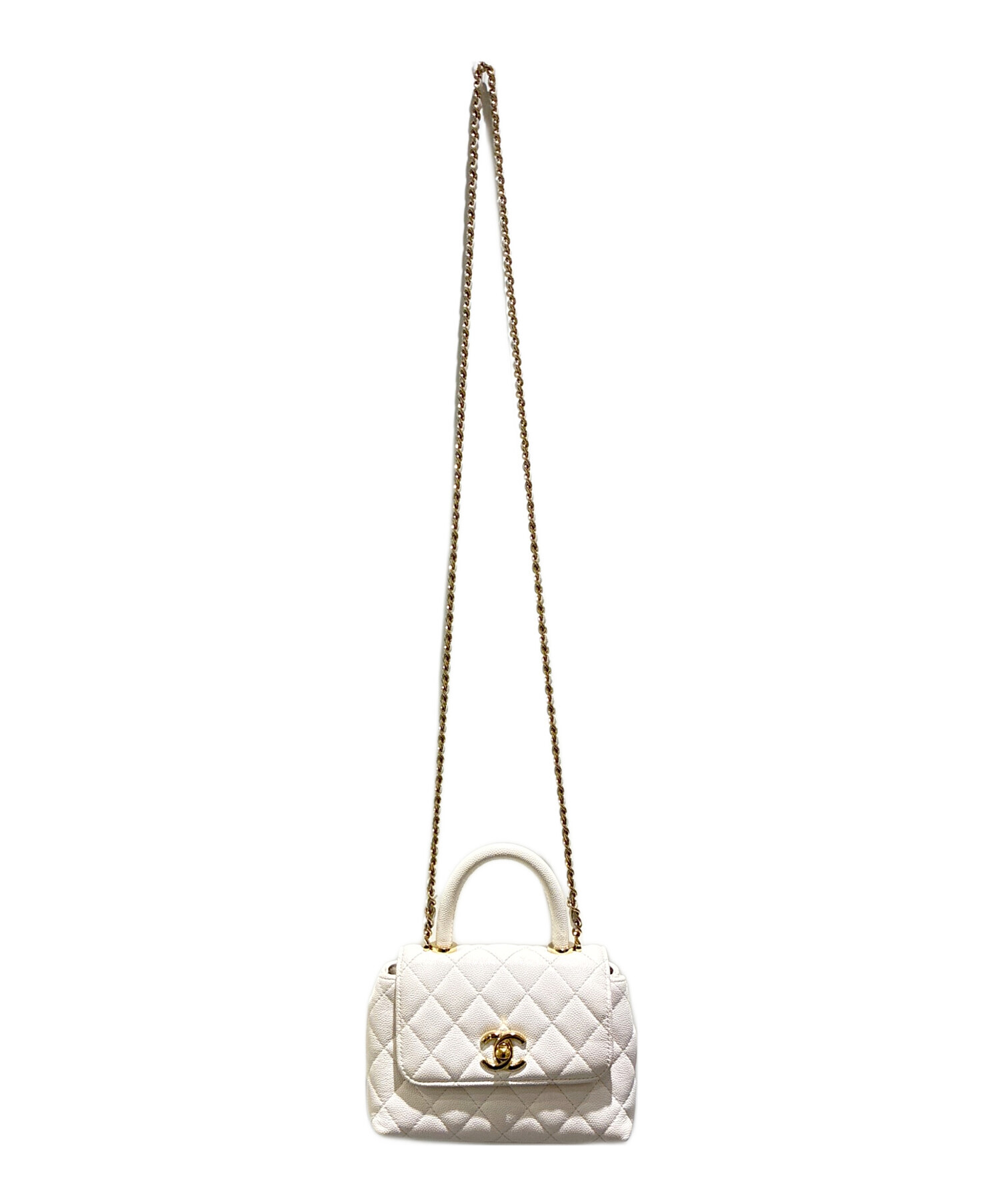 中古・古着通販】CHANEL (シャネル) ココハンドル ミニショルダー