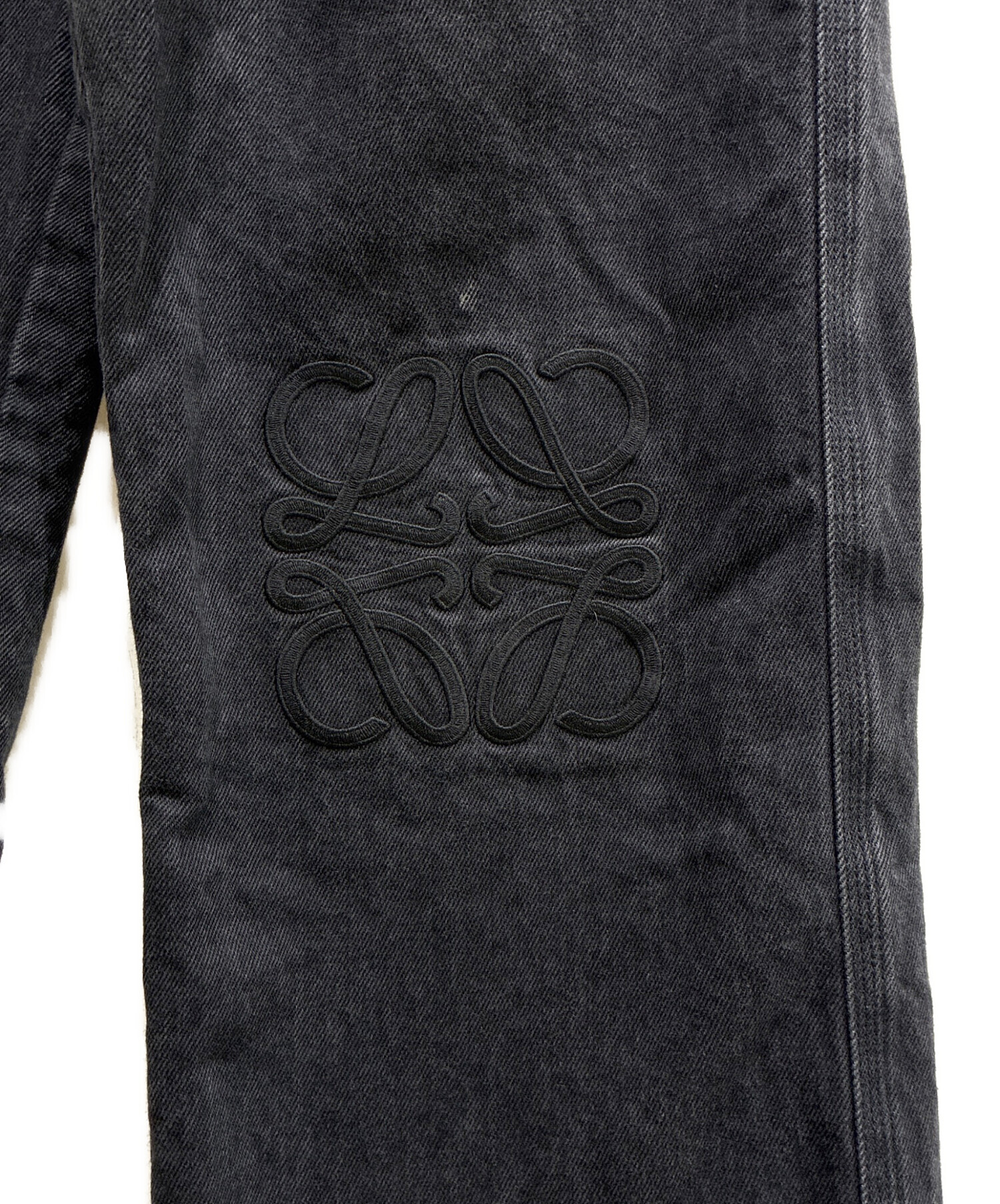 中古・古着通販】LOEWE (ロエベ) アナグラム バギーデニムパンツ