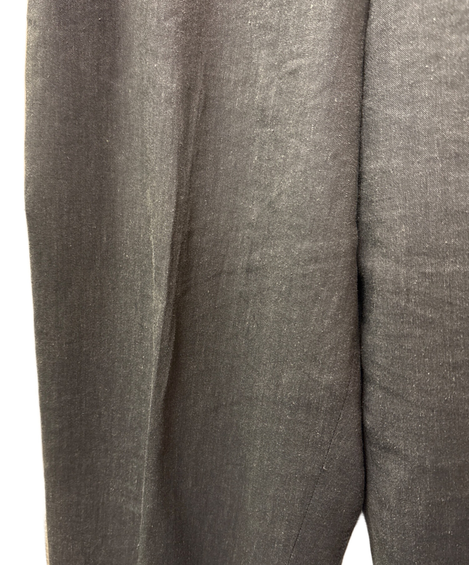 中古・古着通販】HERMES (エルメス) ヘンプ混パンツ グレー サイズ:2