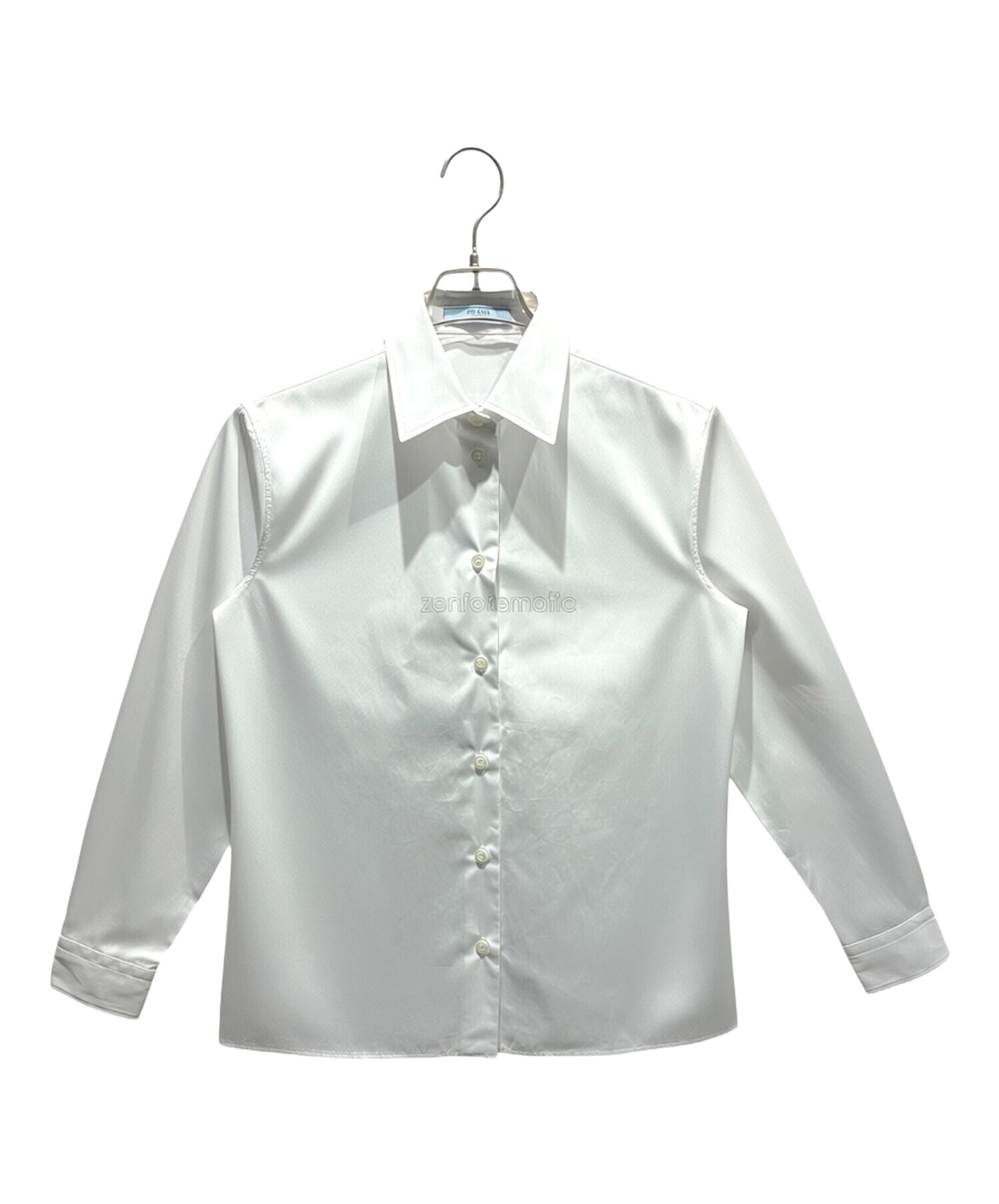 中古・古着通販】PRADA (プラダ) ドレスシャツ ホワイト サイズ:36