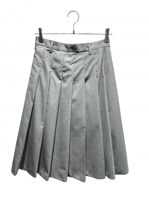 PRADA　プリーツスカート 40 中古・古着通販】PRADA (プラダ) プリーツスカート グレー サイズ:36