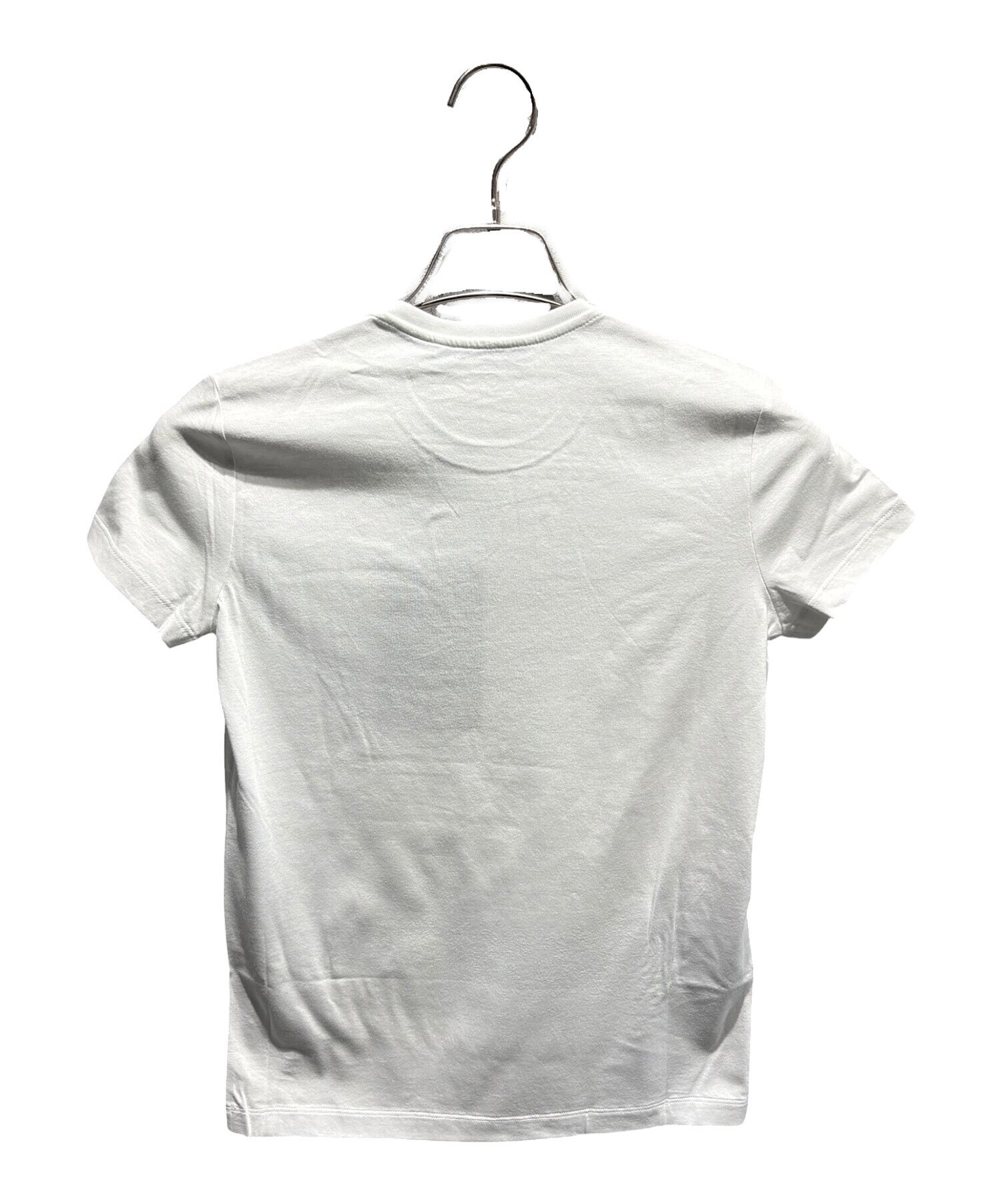 PRADA 刺繍ロゴ ホワイト TシャツXS白半袖 入手困難】PRADA◇テリー タオル地 Tシャツ 半袖 ロゴ付き 2色 (PRADA