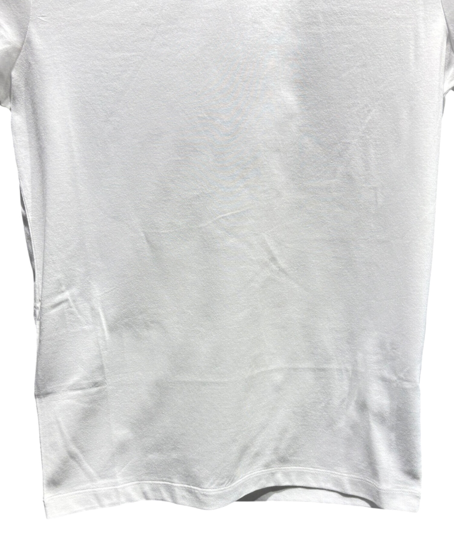 PRADA 刺繍ロゴ ホワイト TシャツXS白半袖 美品】PRADA プラダ Tシャツ メンズ Sサイズ ホワイト ロゴ 刺繍風