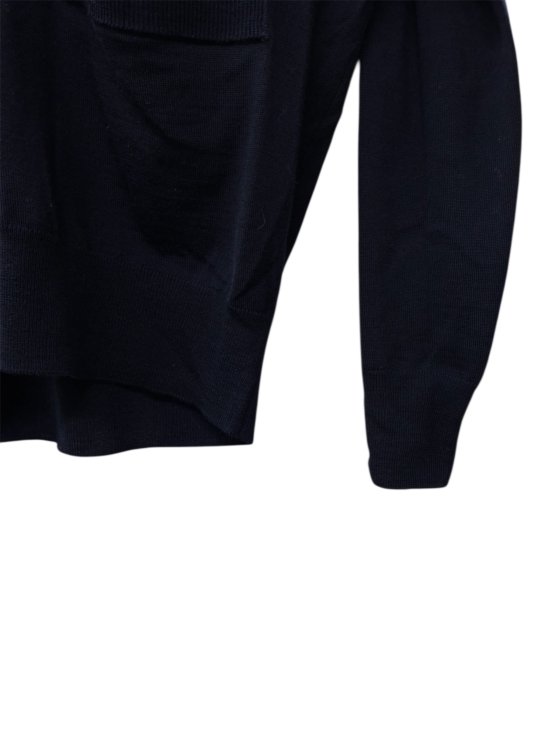 中古・古着通販】PRADA (プラダ) ニットカーディガン DNA00S ネイビー