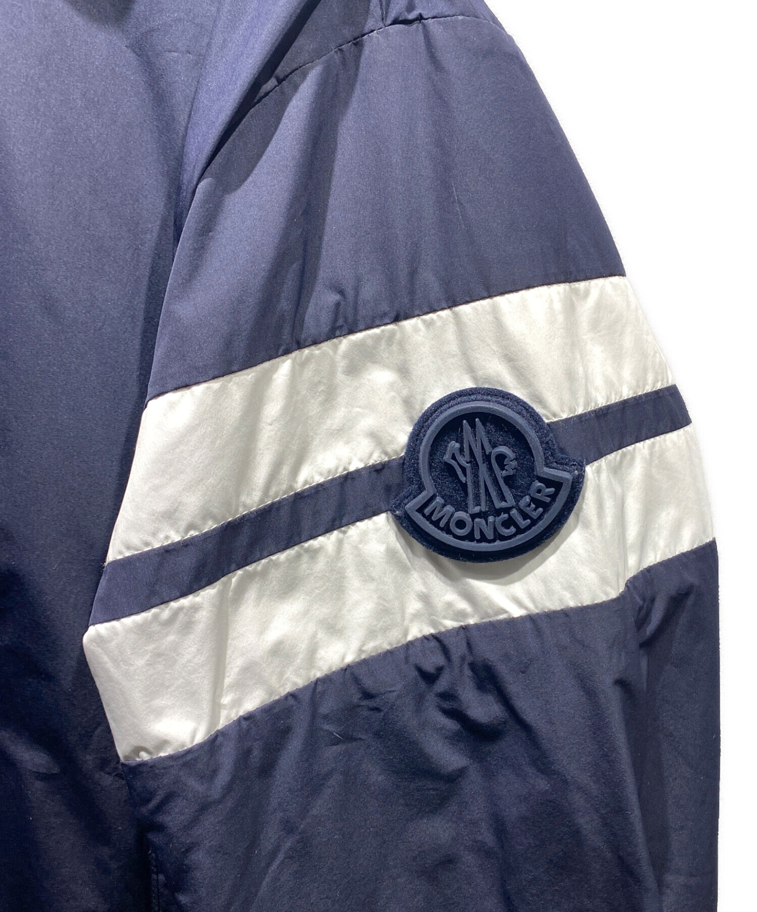 MONCLER ネイビー ナイロンジャケット 中古・古着通販】MONCLER (モンクレール) DOUMENC/ナイロンジャケット