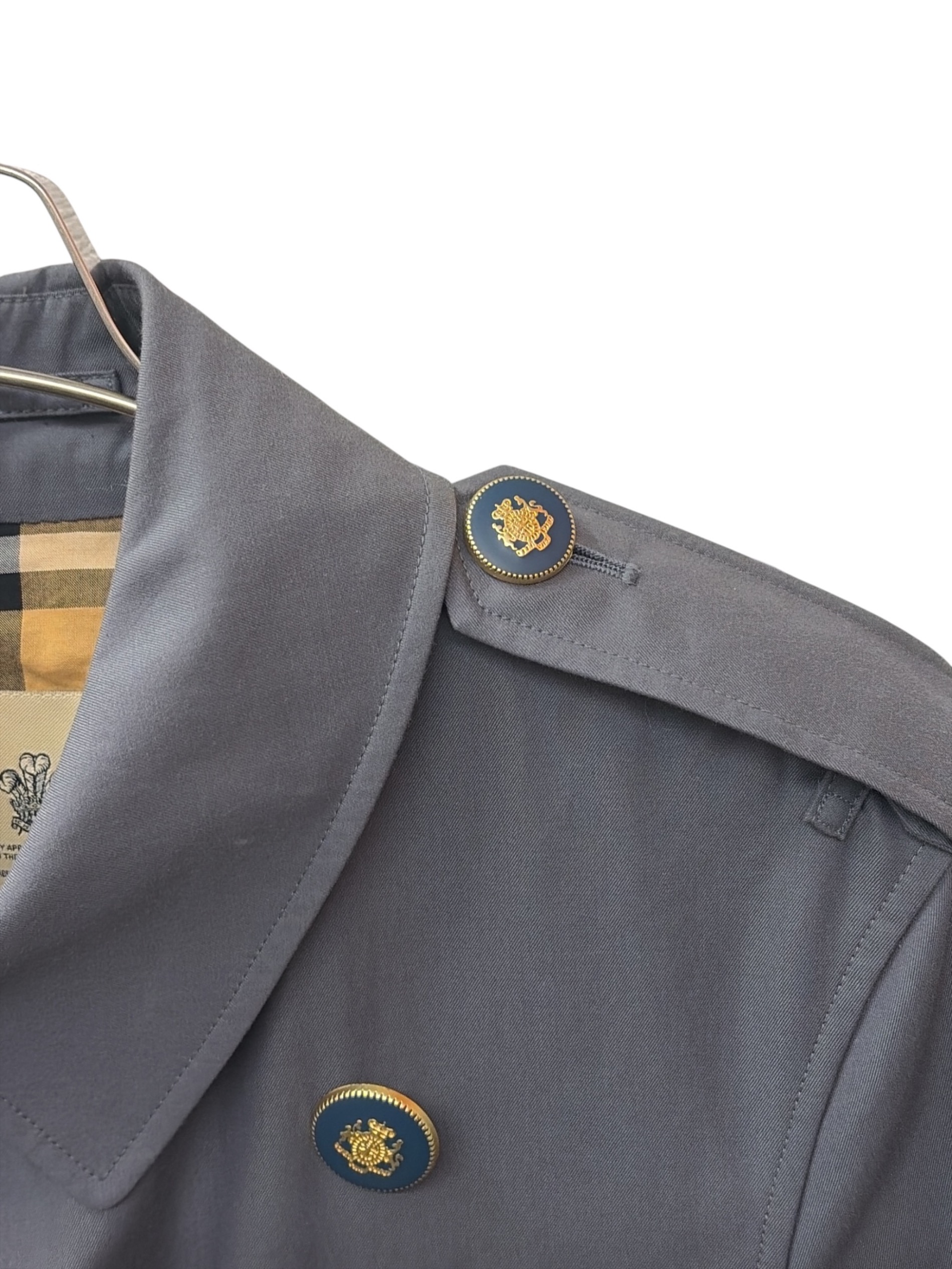 中古・古着通販】BURBERRY (バーバリー) トレンチコート グレー サイズ
