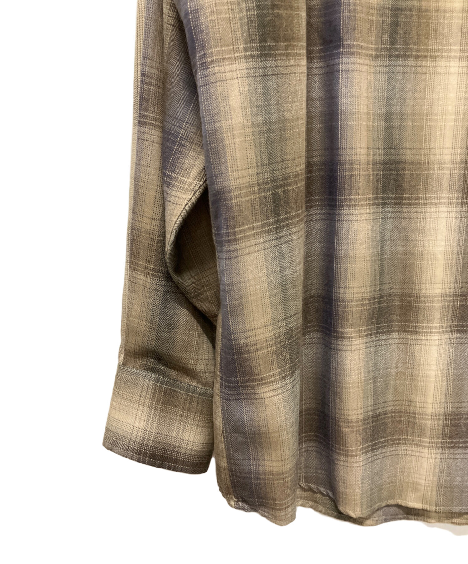 中古・古着通販】AURALEE (オーラリー) SUPER LIGHT WOOL CHECK SHIRT