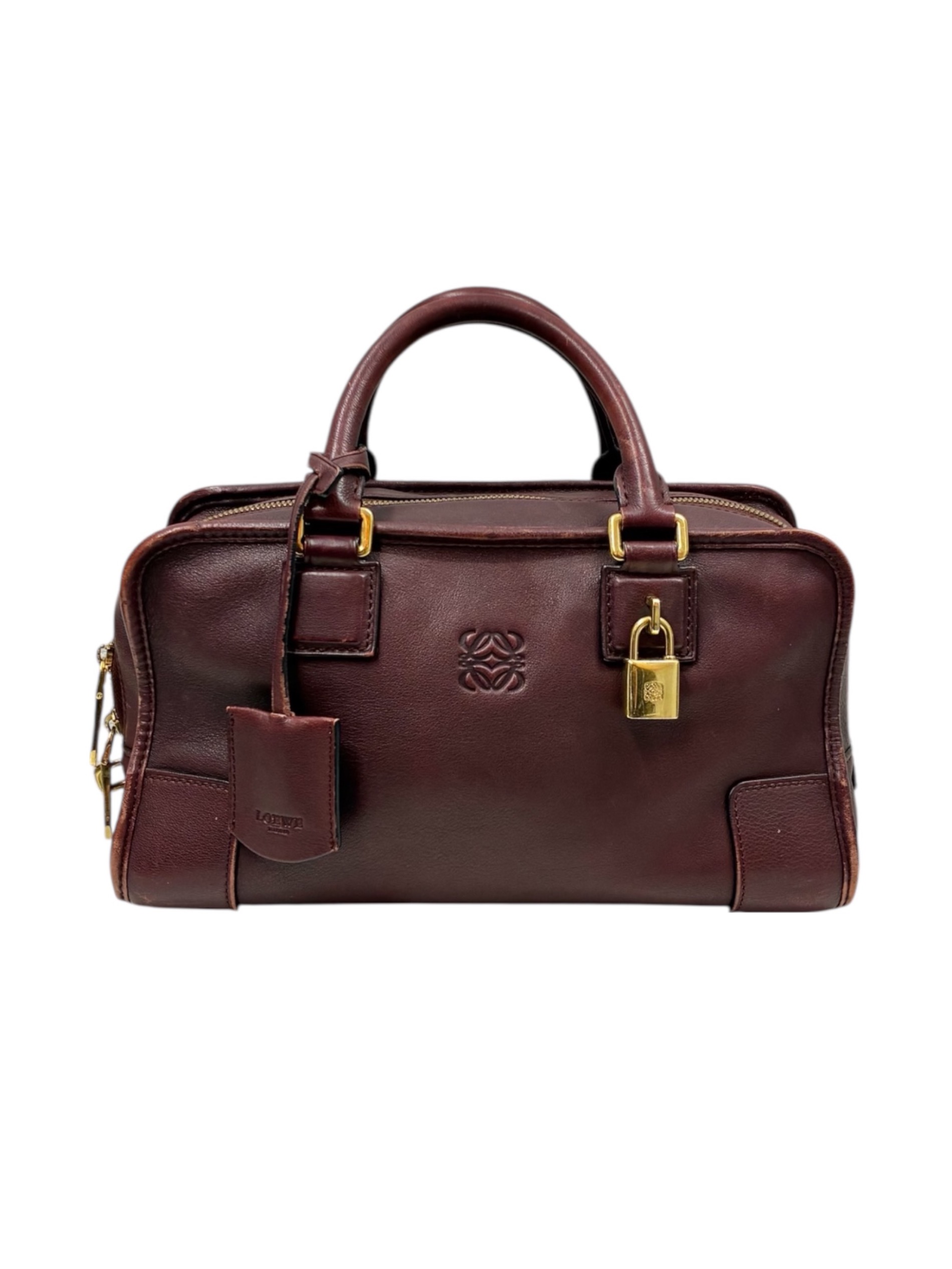 中古・古着通販】LOEWE (ロエベ) アマソナ28 ボルドー サイズ:28