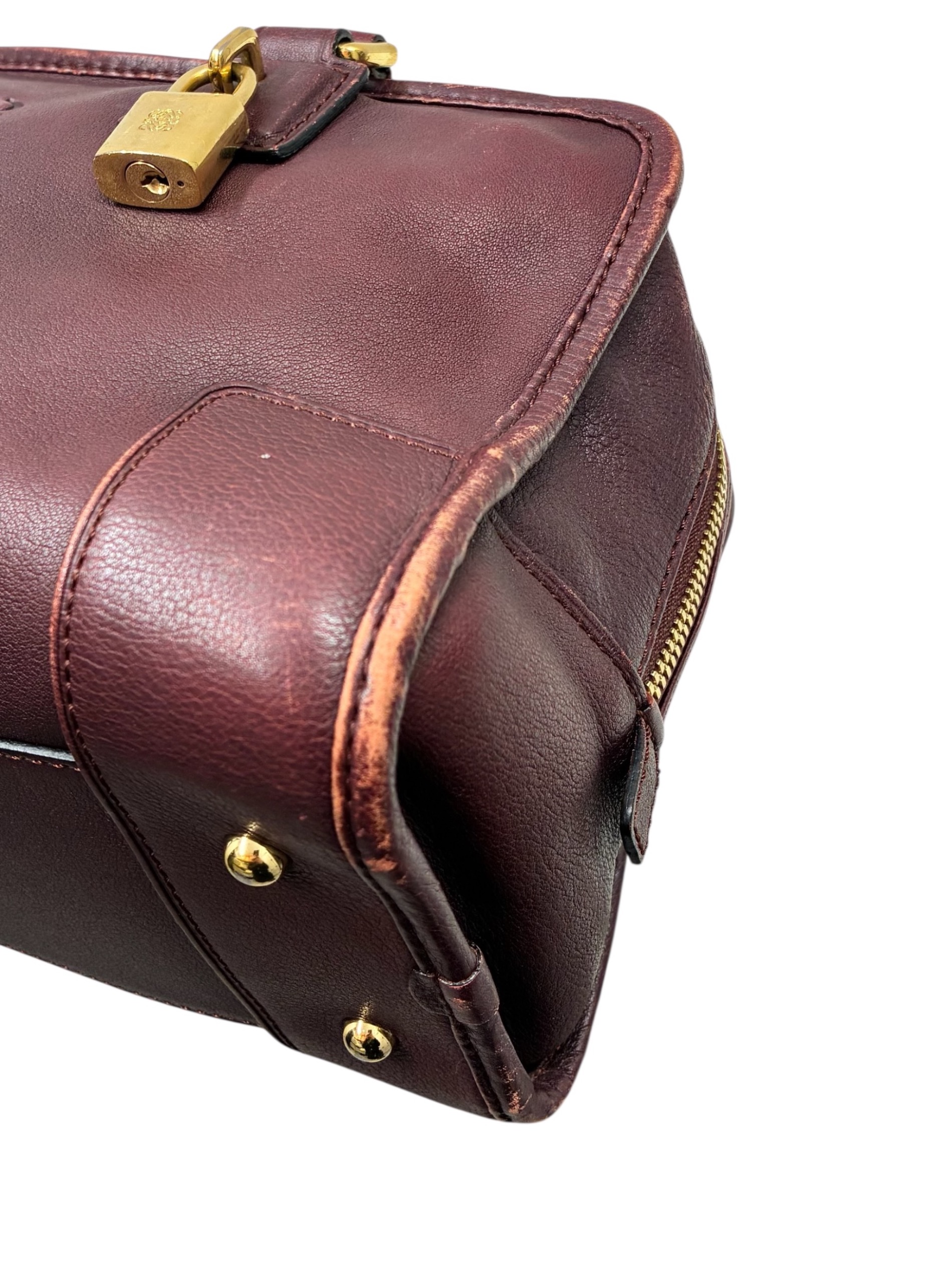 中古・古着通販】LOEWE (ロエベ) アマソナ28 ボルドー サイズ:28 