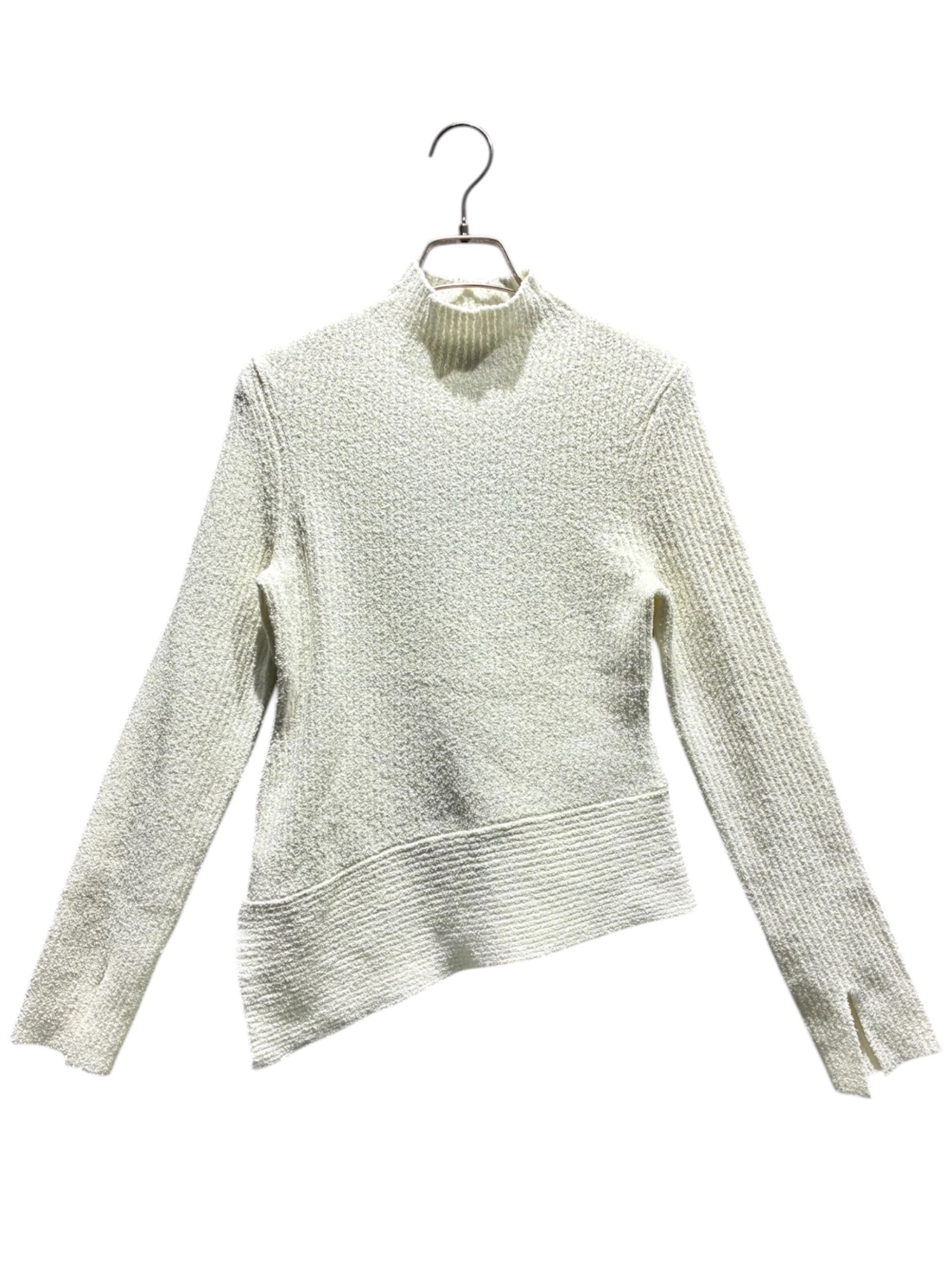 中古・古着通販】BOSS (ボス) モックネックニット アイボリー サイズ
