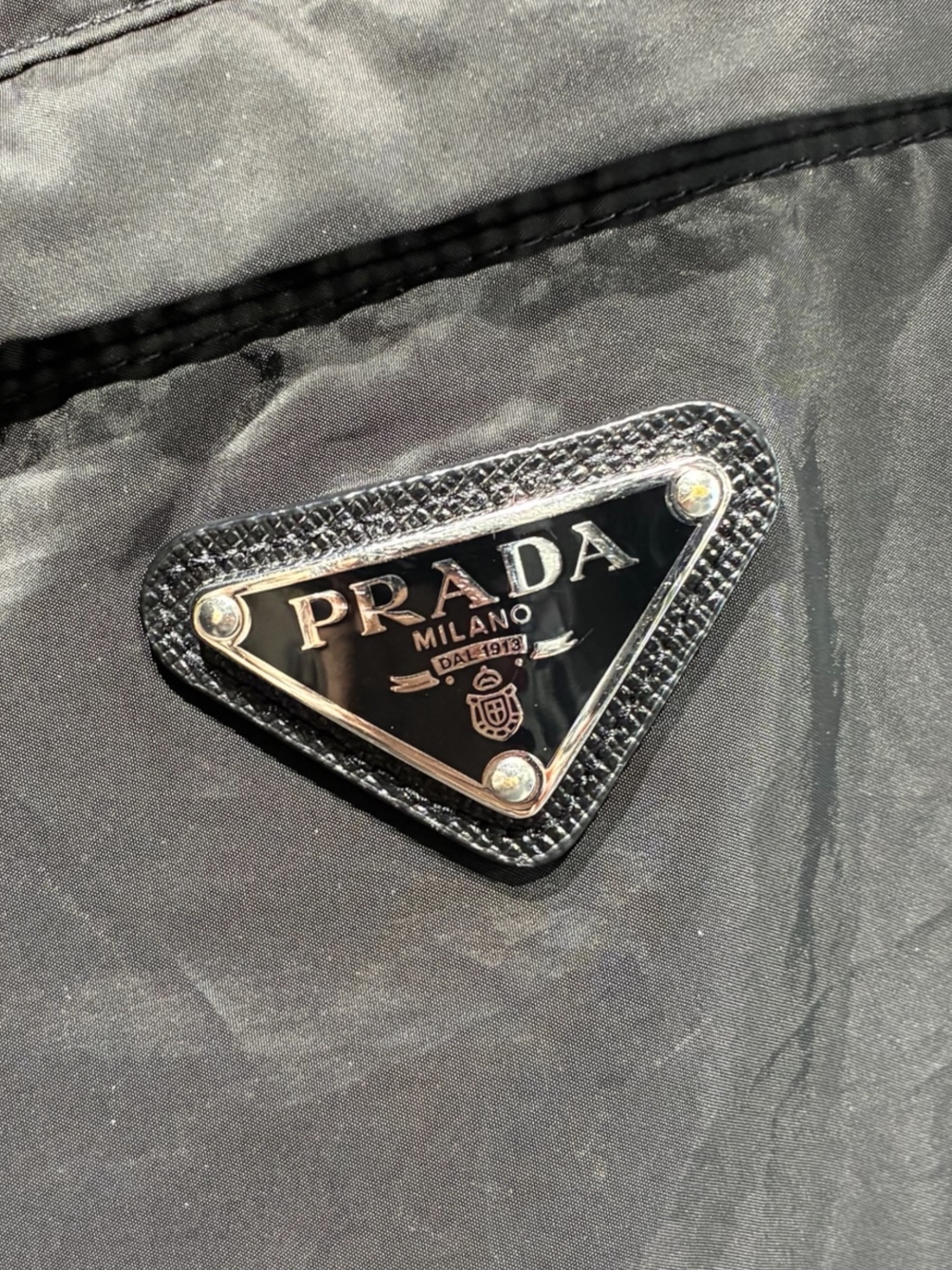 中古・古着通販】PRADA (プラダ) トライアングルプレートナイロン