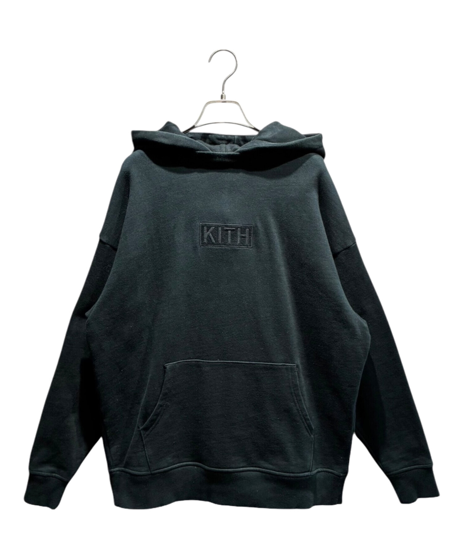 正規品 KITH キス クラシックボックスロゴ パーカー カモ 中古・古着通販】KITH (キス) ボックスロゴパーカー/KH2236 ブラック