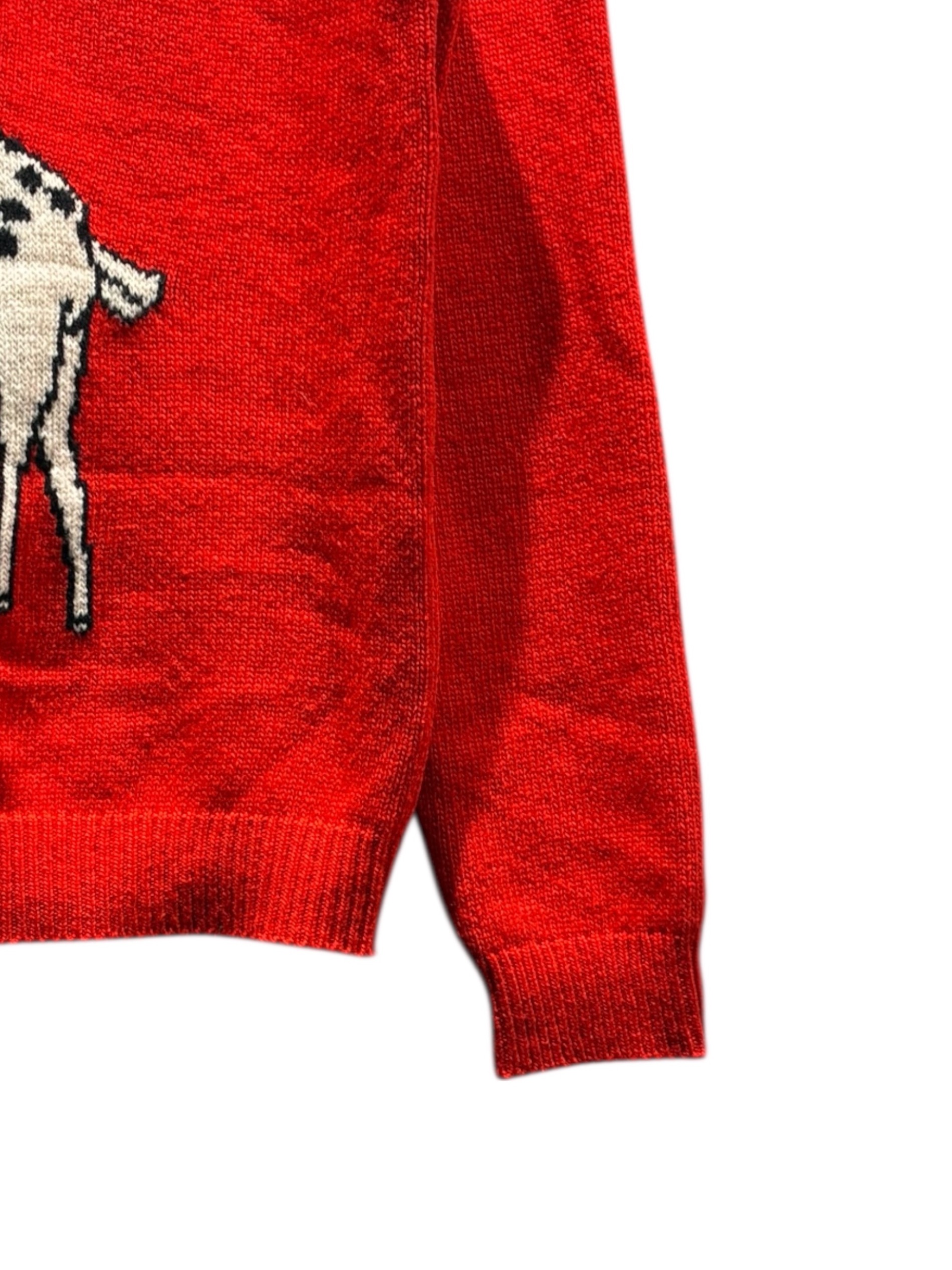 美品⭐︎GUCCI 赤 トレーナー 動物イラスト付き 【公式通販】 美品⭐︎GUCCI 赤 トレーナー 動物イラスト付き 【公式通販】