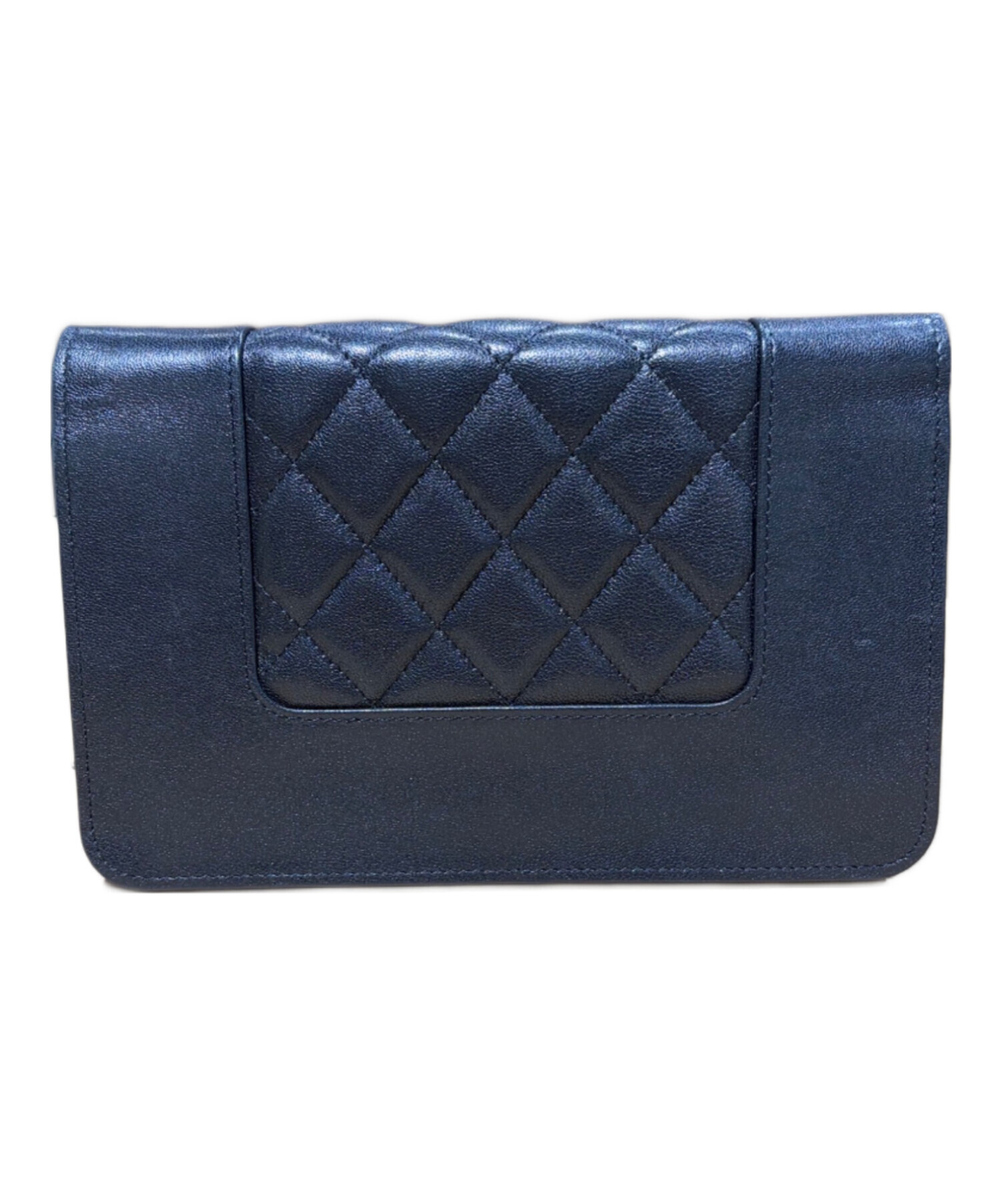 中古・古着通販】CHANEL (シャネル) ショルダーウォレット ブラック 